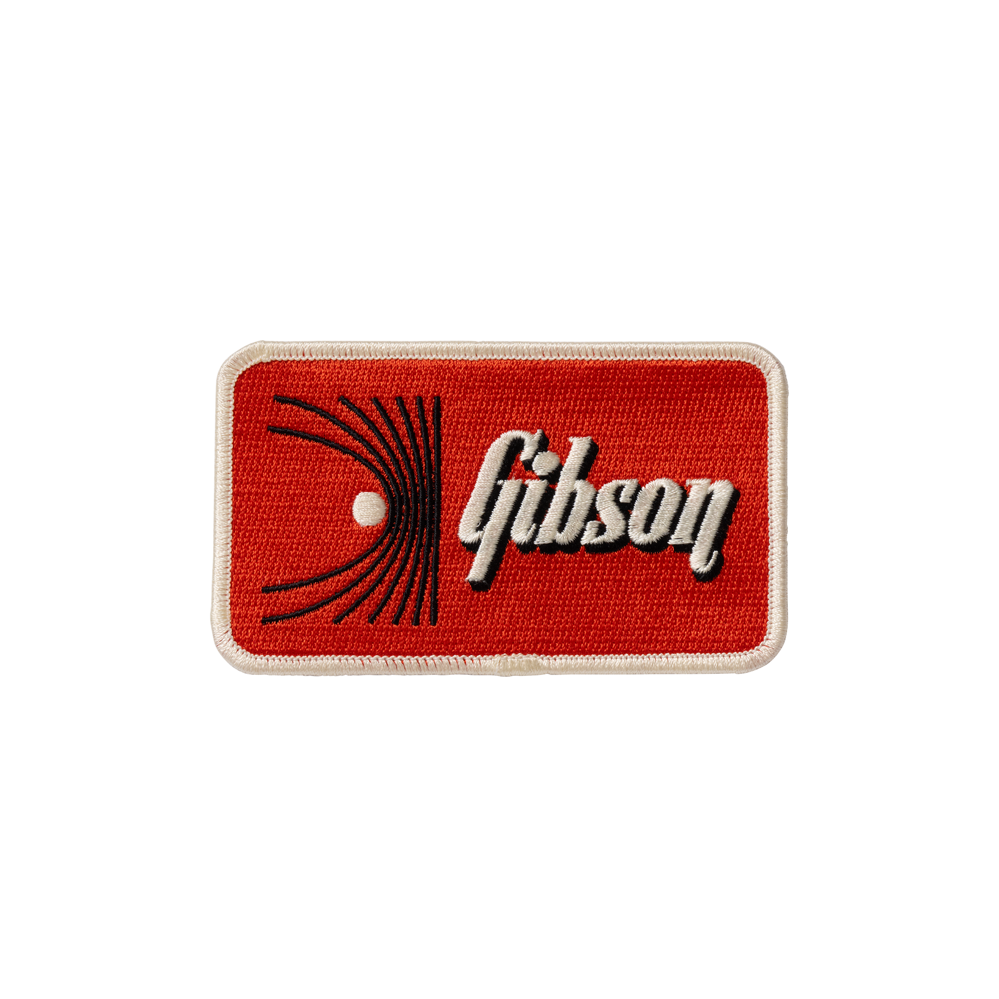 Gibson Soundwave Logo Iron-On Patch (4")