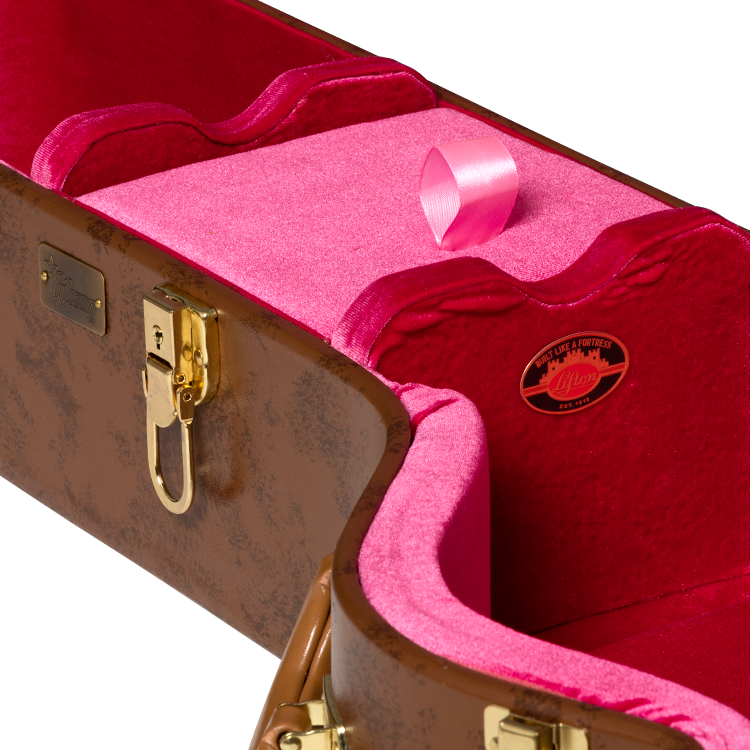 Lifton Historic Brown/Pink Hardshell Case, SJ-200