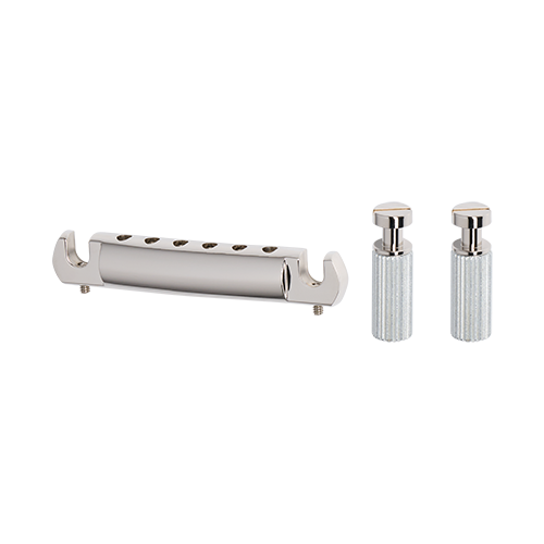 Historic Reissue Wraparound Tailpiece With Studs & Inserts, Nickel