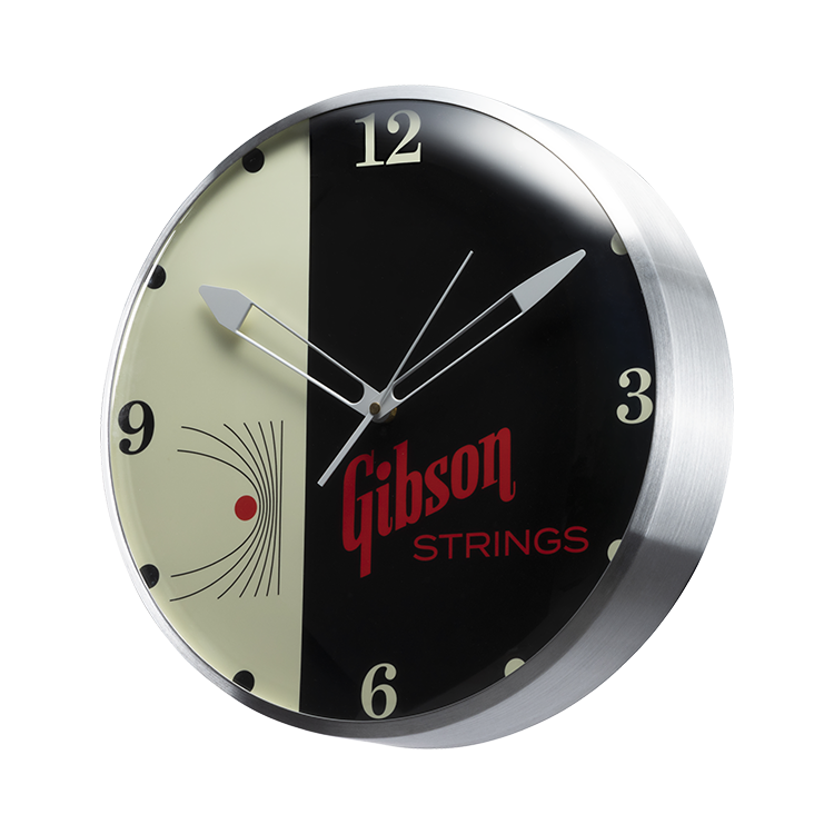 Gibson Vintage Lighted Wall Clock - Strings