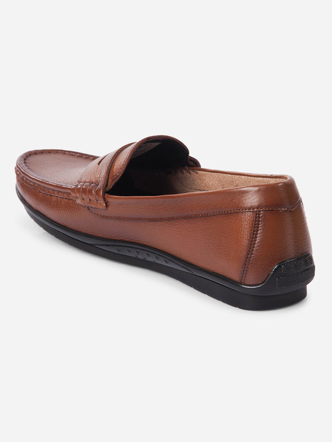 Pantofi loafer bărbați din piele naturală, flexibili și confortabili, culoare maro închis