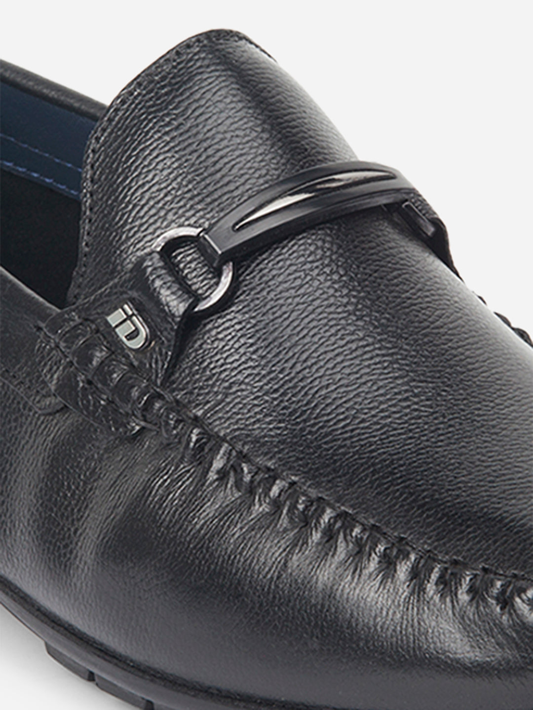 Pantofi loafer bărbați, negri, confortabili și eleganți din piele naturală respirabilă, talpă cauciuc