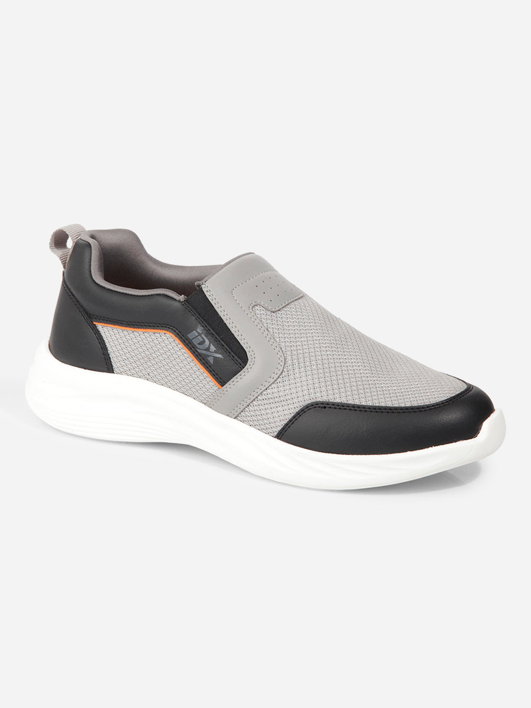 Pantofi sport bărbați slip-on, gri-negru, confort maxim și design modern