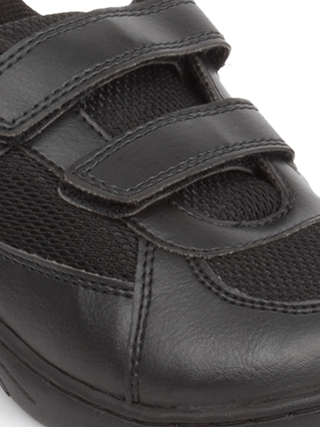 Pantofi sport pentru școală unisex copii, negri, confortabili și durabili, cu talpă antiderapantă