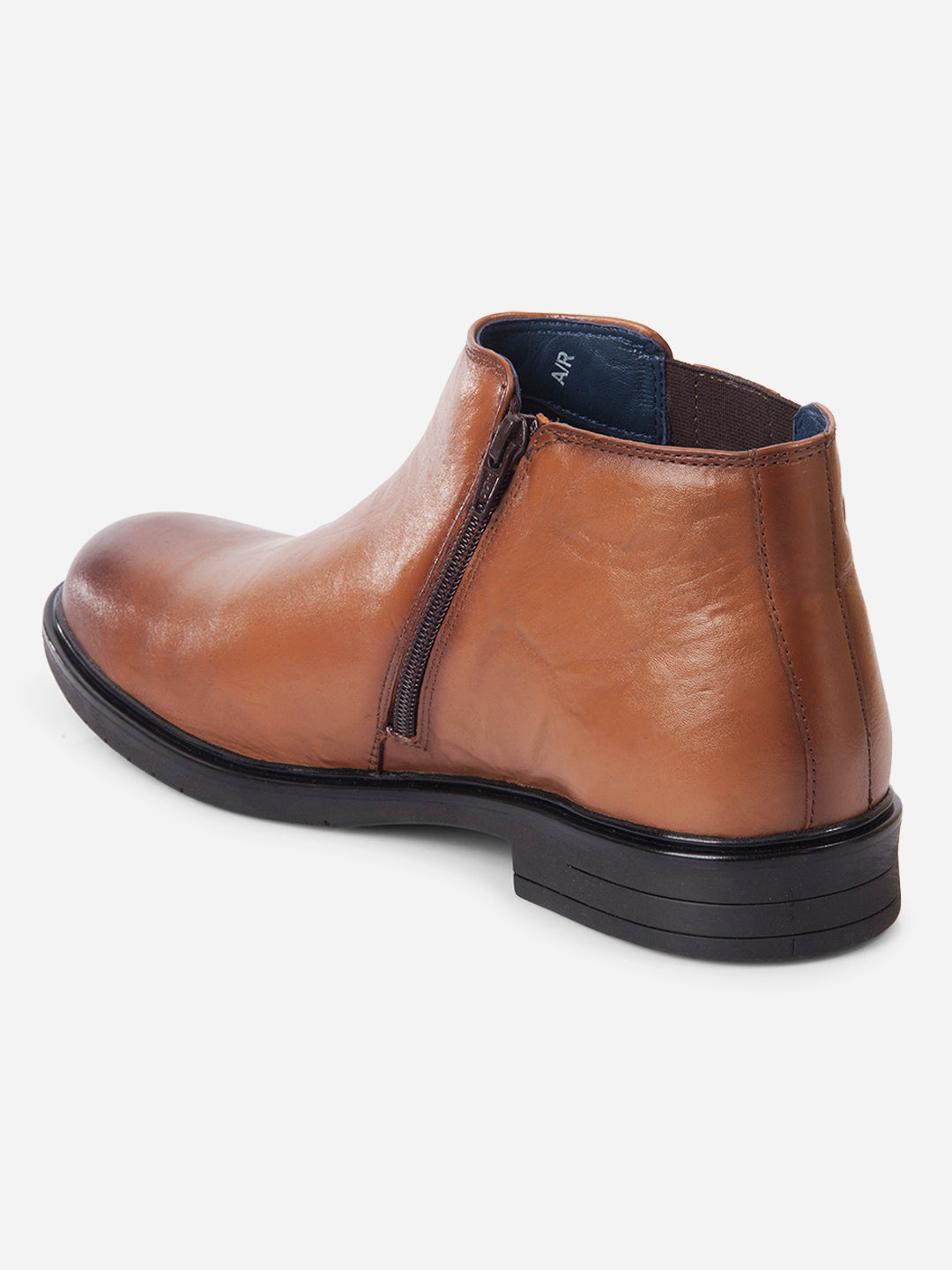 Ghete bărbătești semi-formale din piele naturală de culoare tan, confortabile și elegante