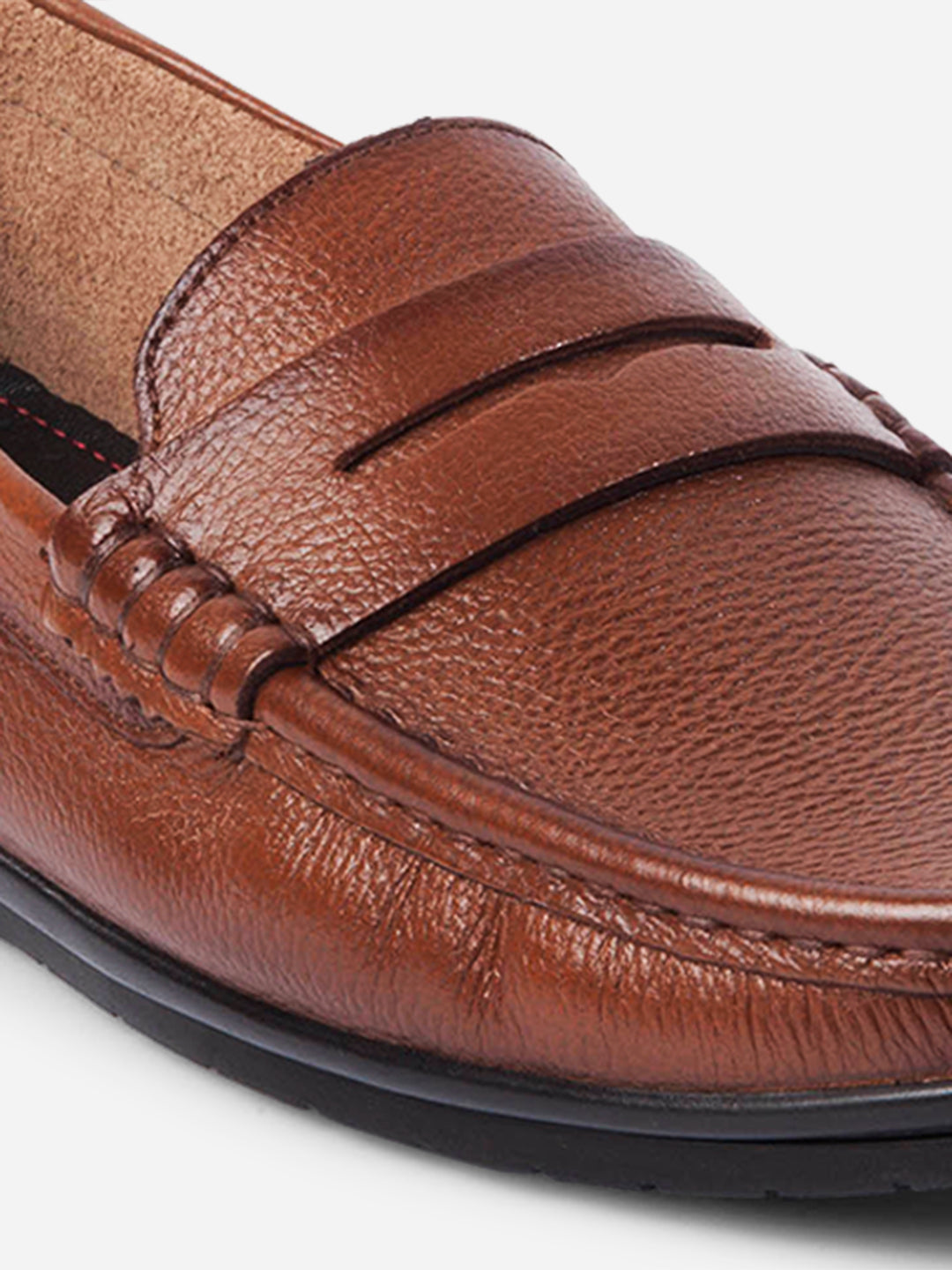 Pantofi loafer bărbați din piele naturală, flexibili și confortabili, culoare maro închis