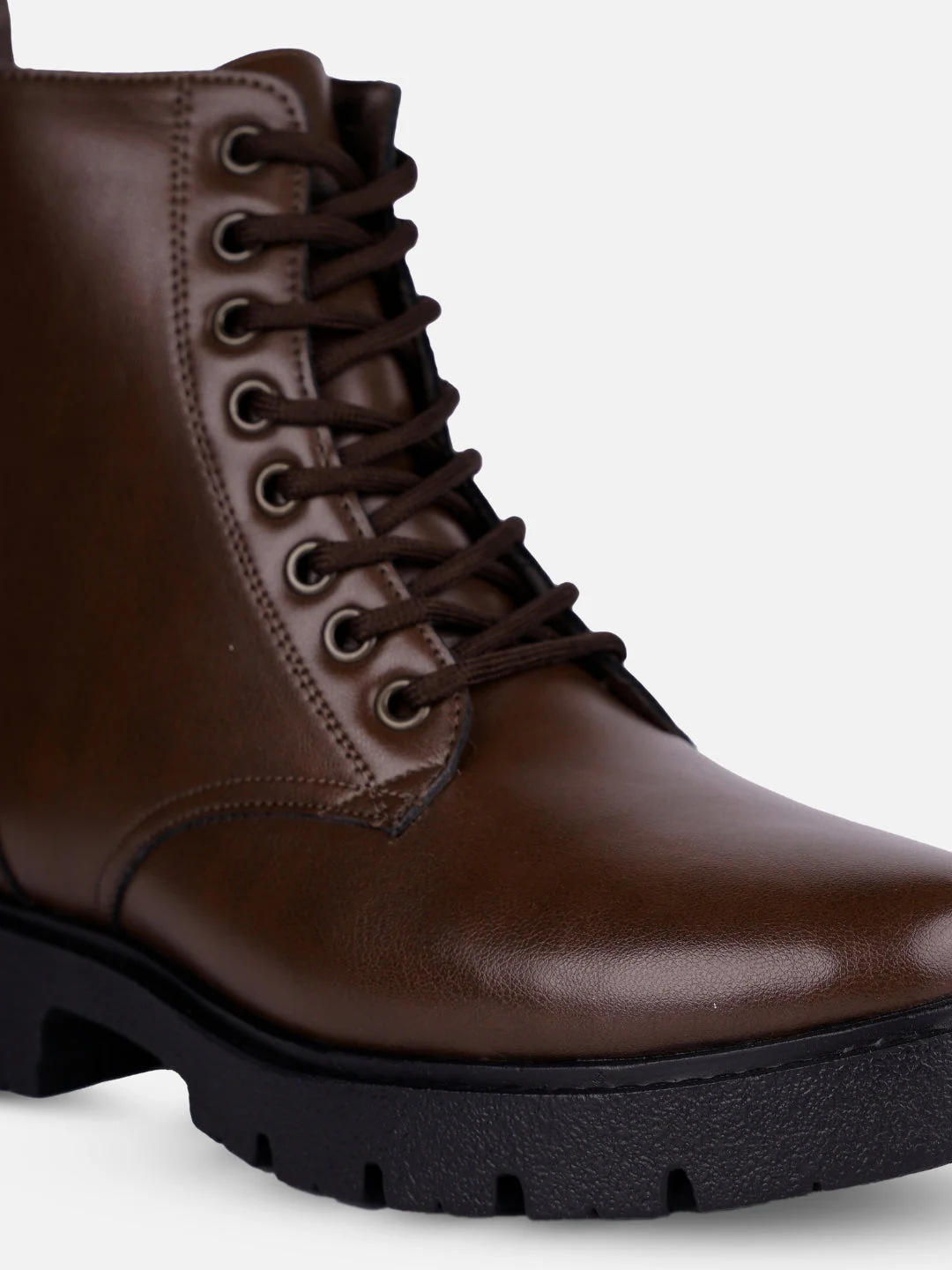 Ghete elegante pentru femei, maro, cu șireturi și talpă antiderapantă AIRMIX – confort și stil