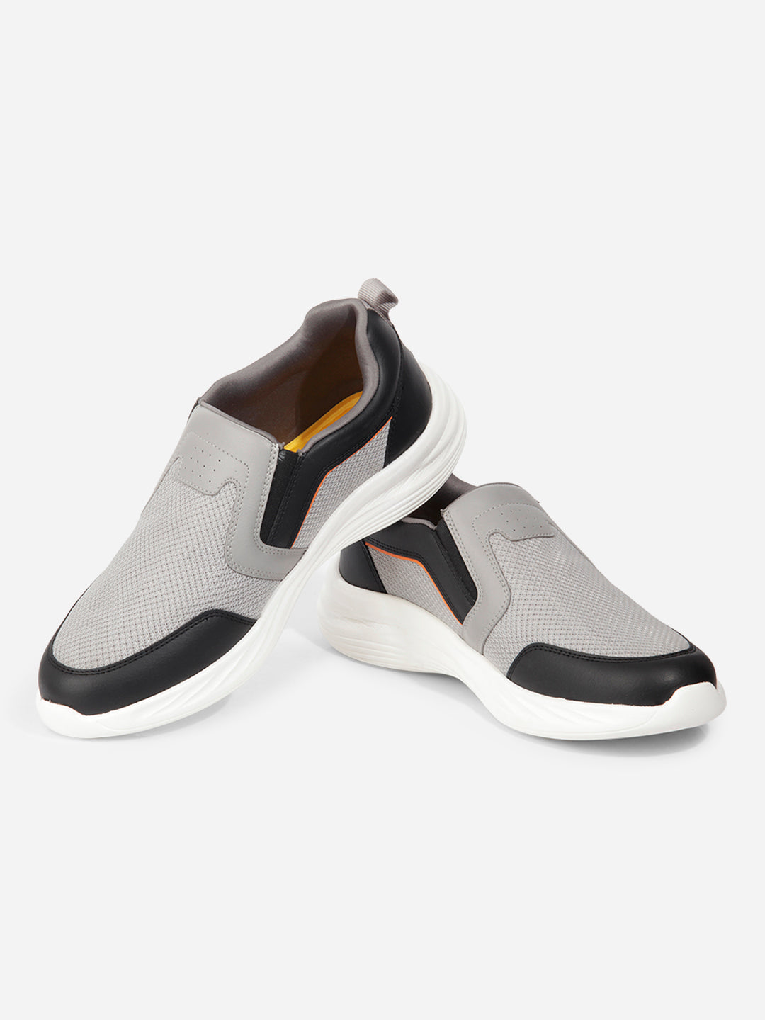 Pantofi sport bărbați slip-on, gri-negru, confort maxim și design modern