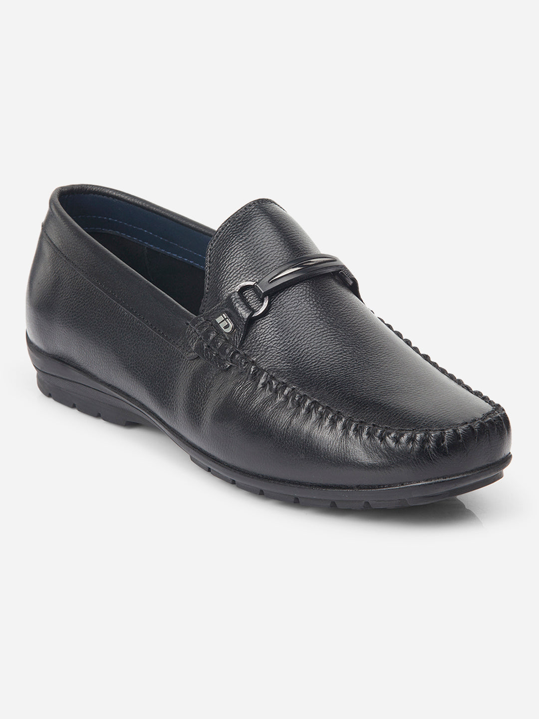 Pantofi loafer bărbați, negri, confortabili și eleganți din piele naturală respirabilă, talpă cauciuc