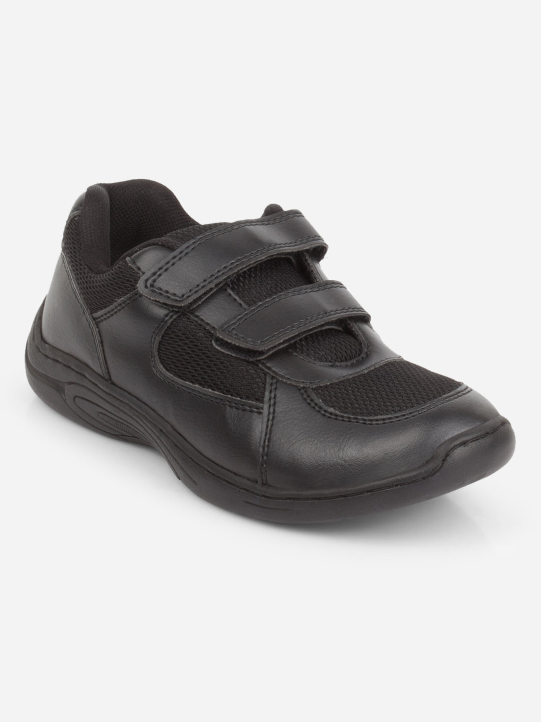 Pantofi sport școlari unisex pentru copii, negri, confortabili și rezistenți, cu talpă antiderapantă