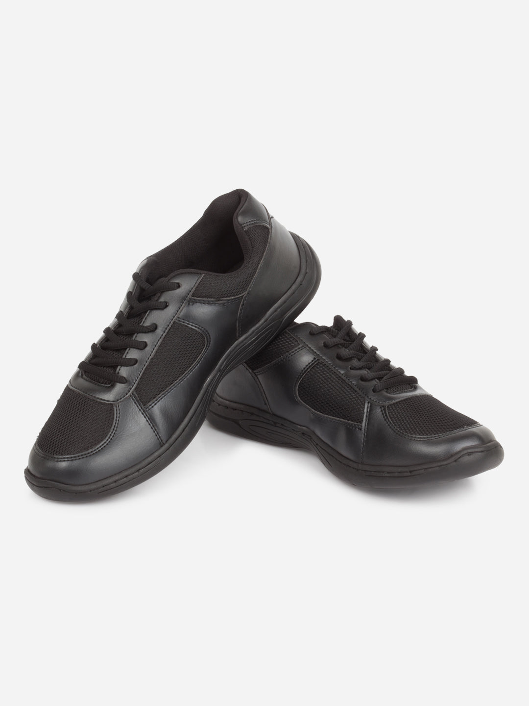 Pantofi sport școlari unisex pentru adulți, negri, confortabili și durabili, cu talpă antiderapantă