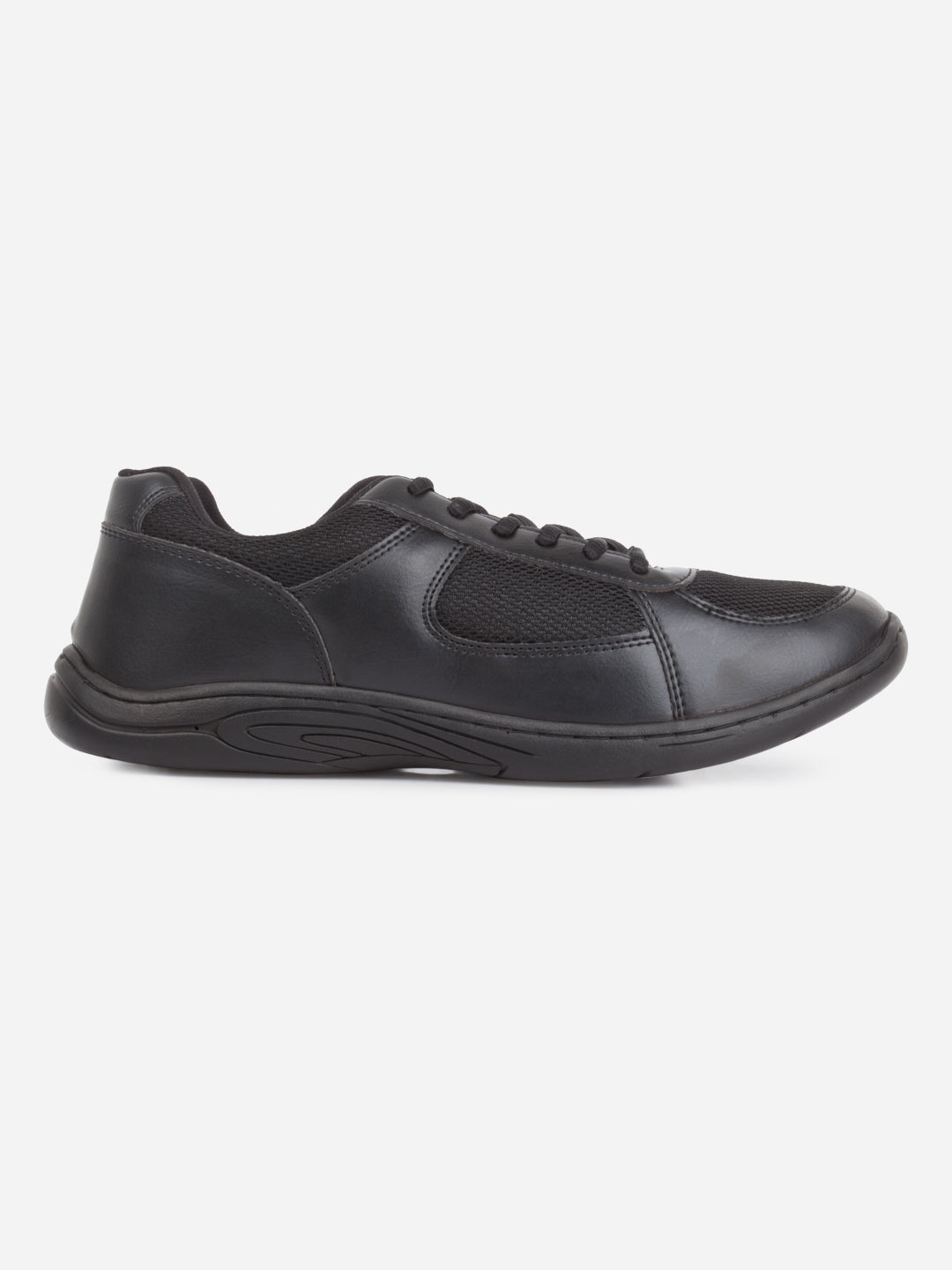 Pantofi sport școlari unisex pentru adulți, negri, confortabili și durabili, cu talpă antiderapantă