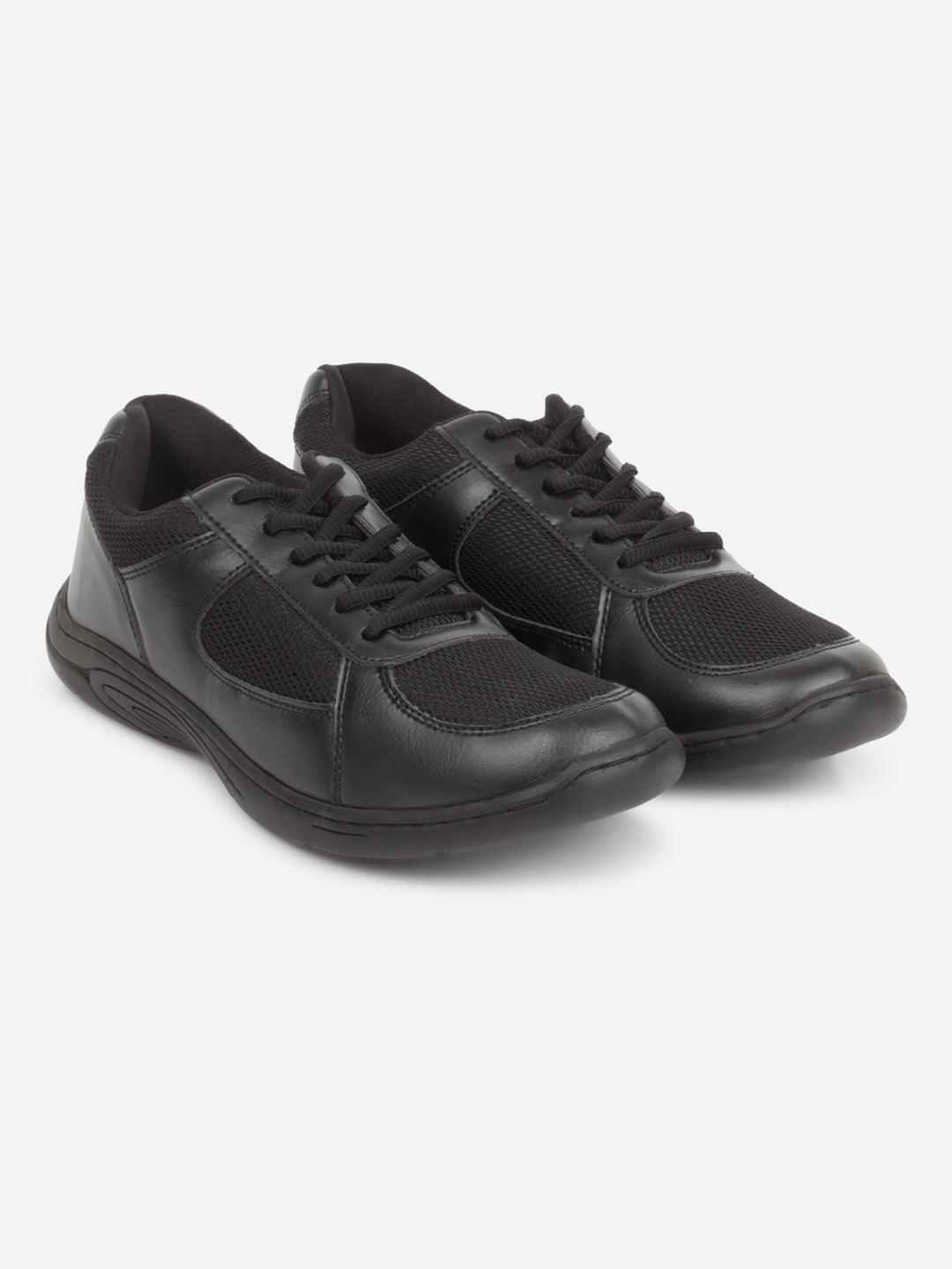 Pantofi sport școlari unisex pentru adulți, negri, confortabili și durabili, cu talpă antiderapantă
