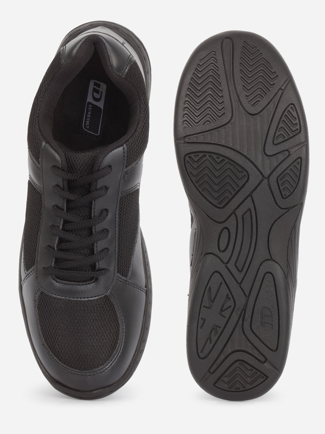 Pantofi sport școlari unisex pentru adulți, negri, confortabili și durabili, cu talpă antiderapantă