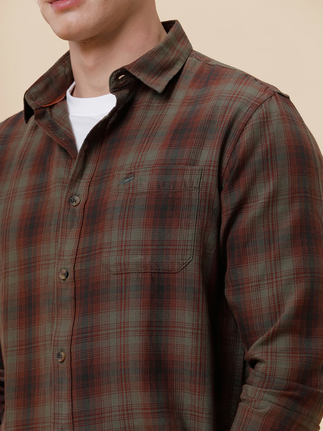 100% Cotton Garment Dyed Light Weight Checks Shirt