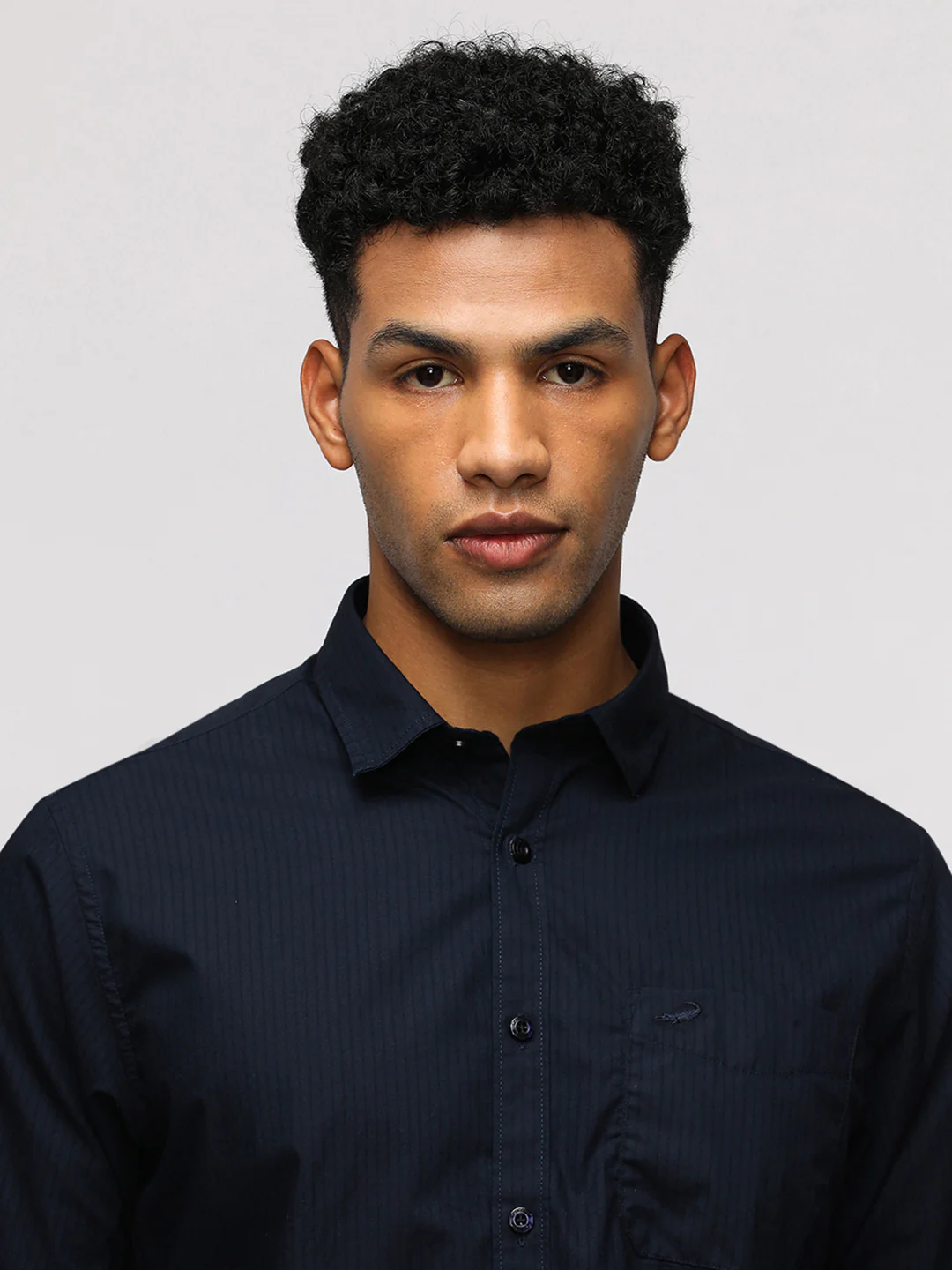 Full Sleeve Sport Navy Shirt for Stylish Elegance