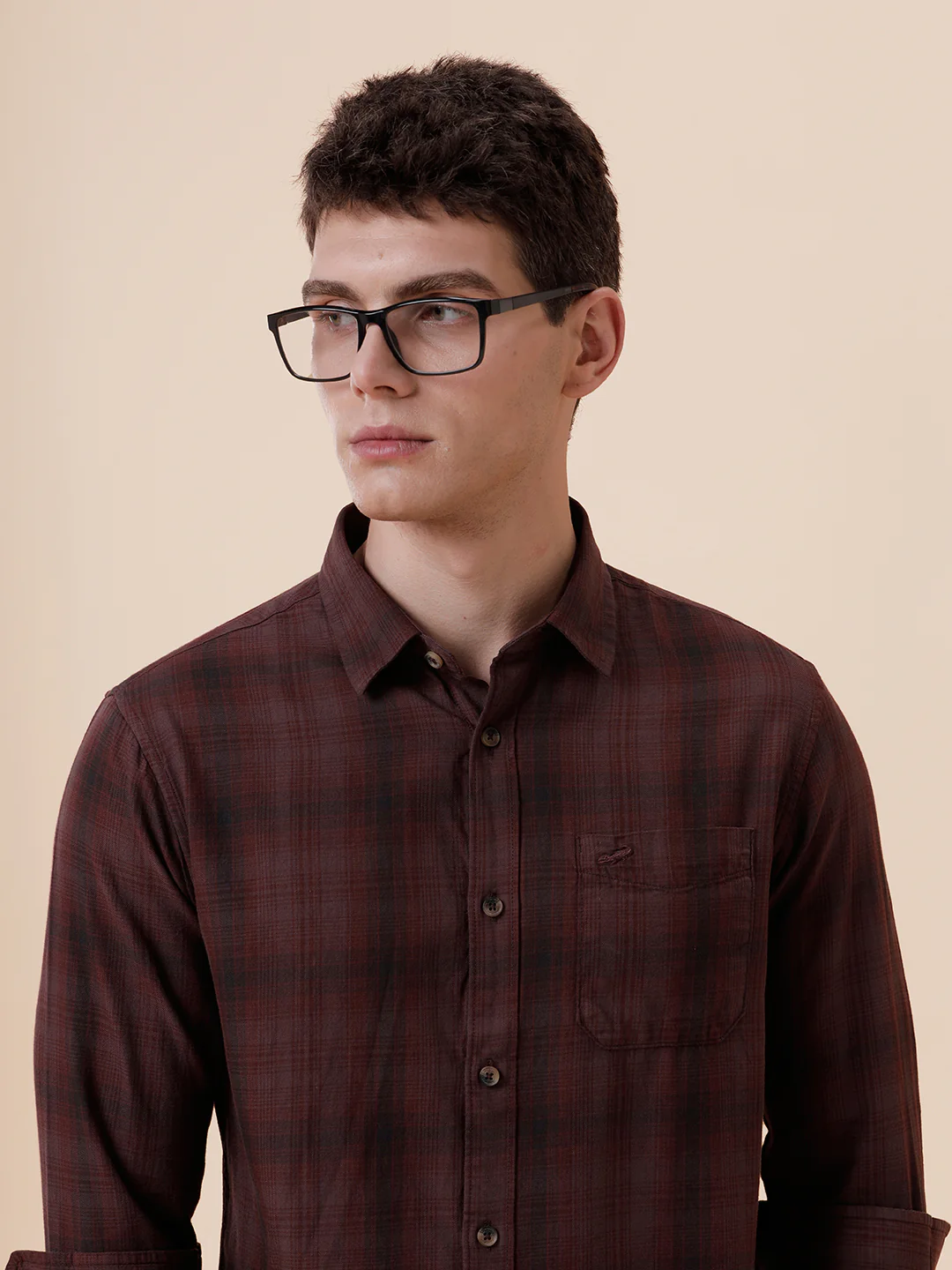 100% Cotton Garment Dyed Light Weight Checked Shirt