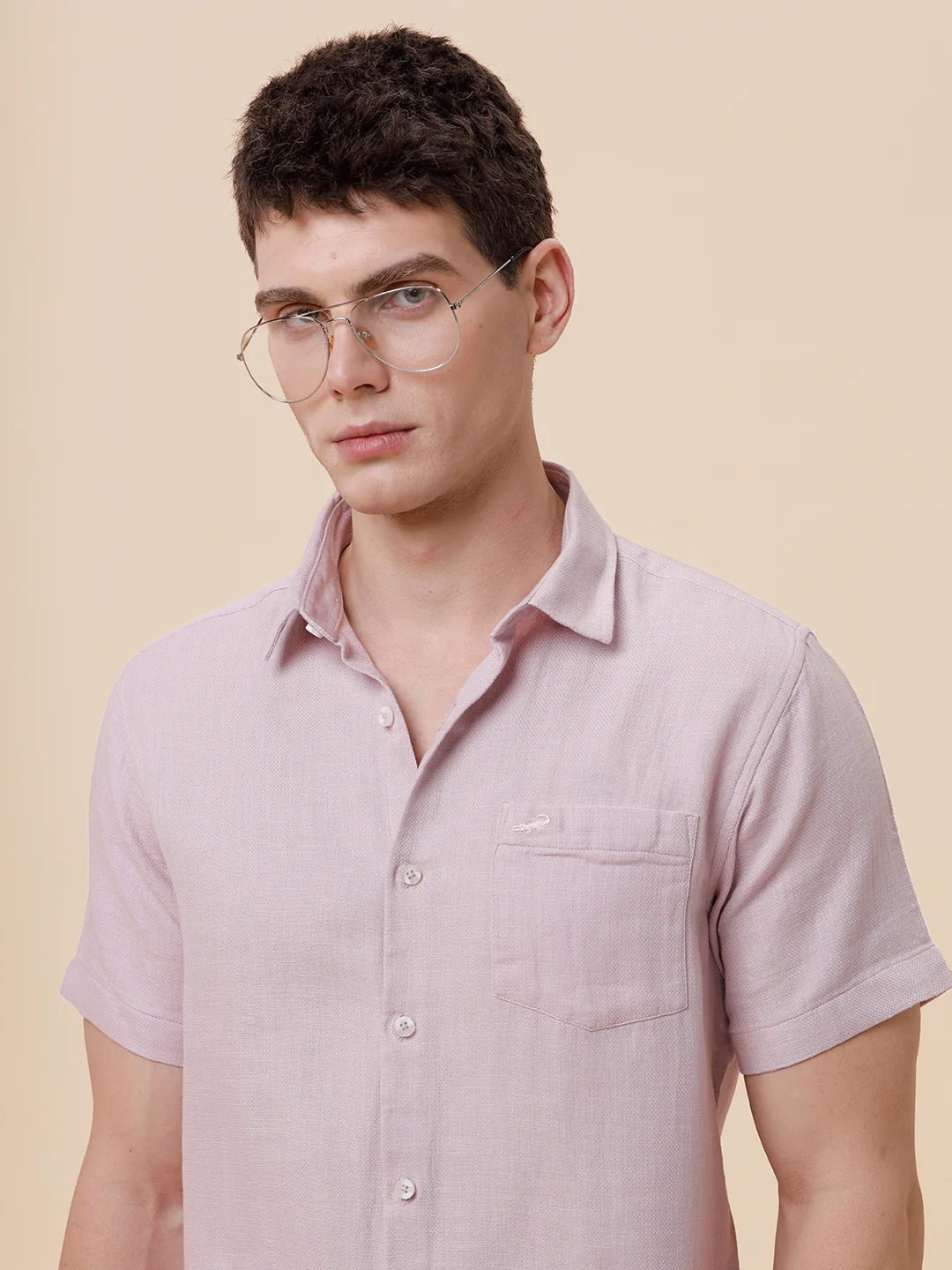 Pure Cotton Textured Shirt