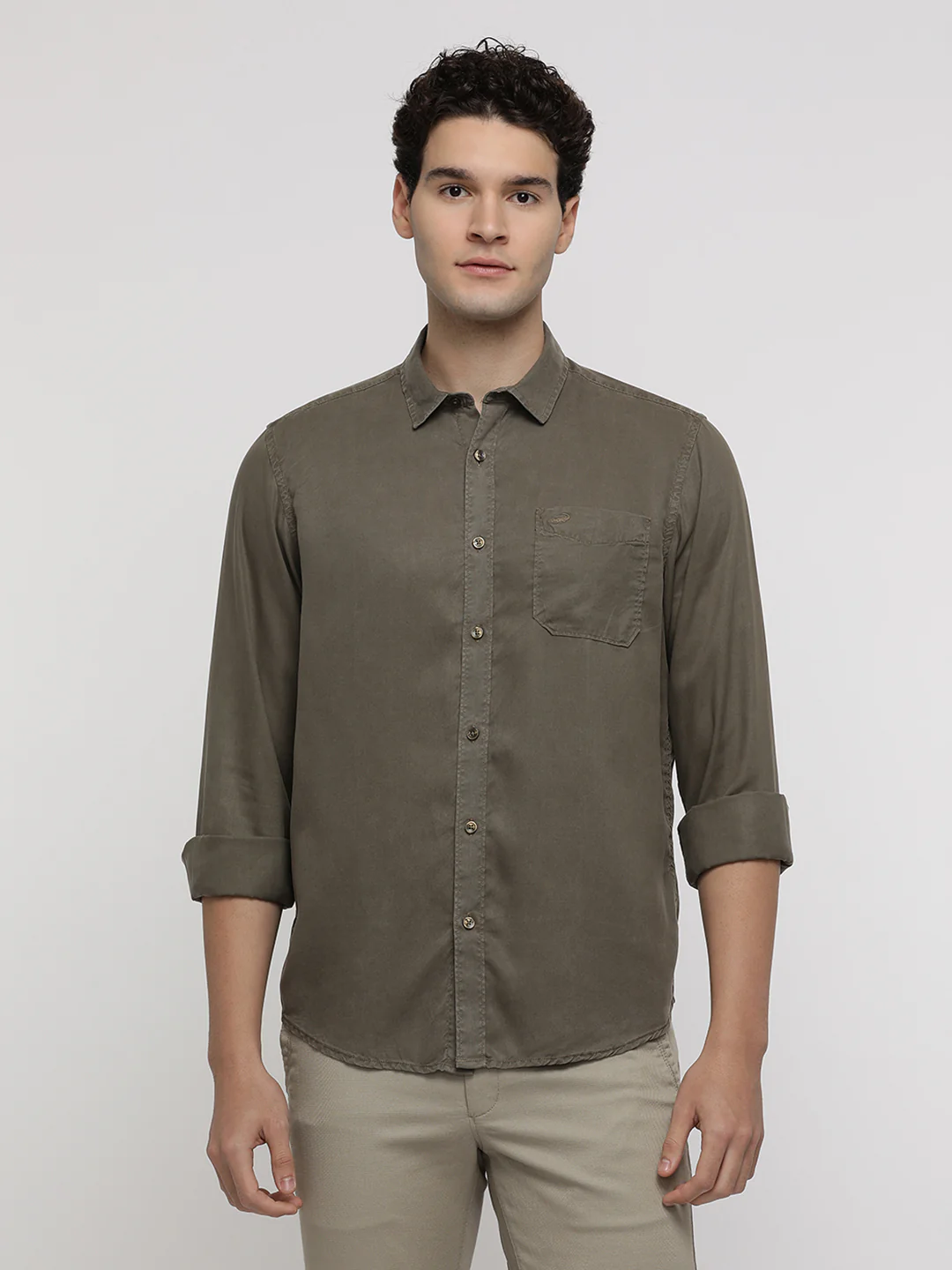 Olive Premium Washed Shirt