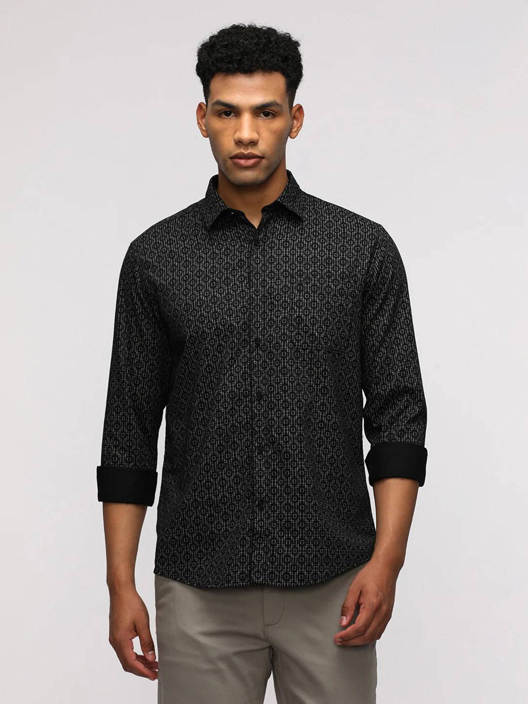 Full Sleeve Black Shirt for Timeless Style