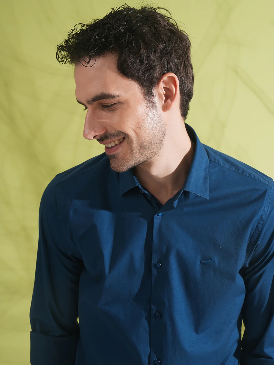 Premium Stretch Shirt Navy