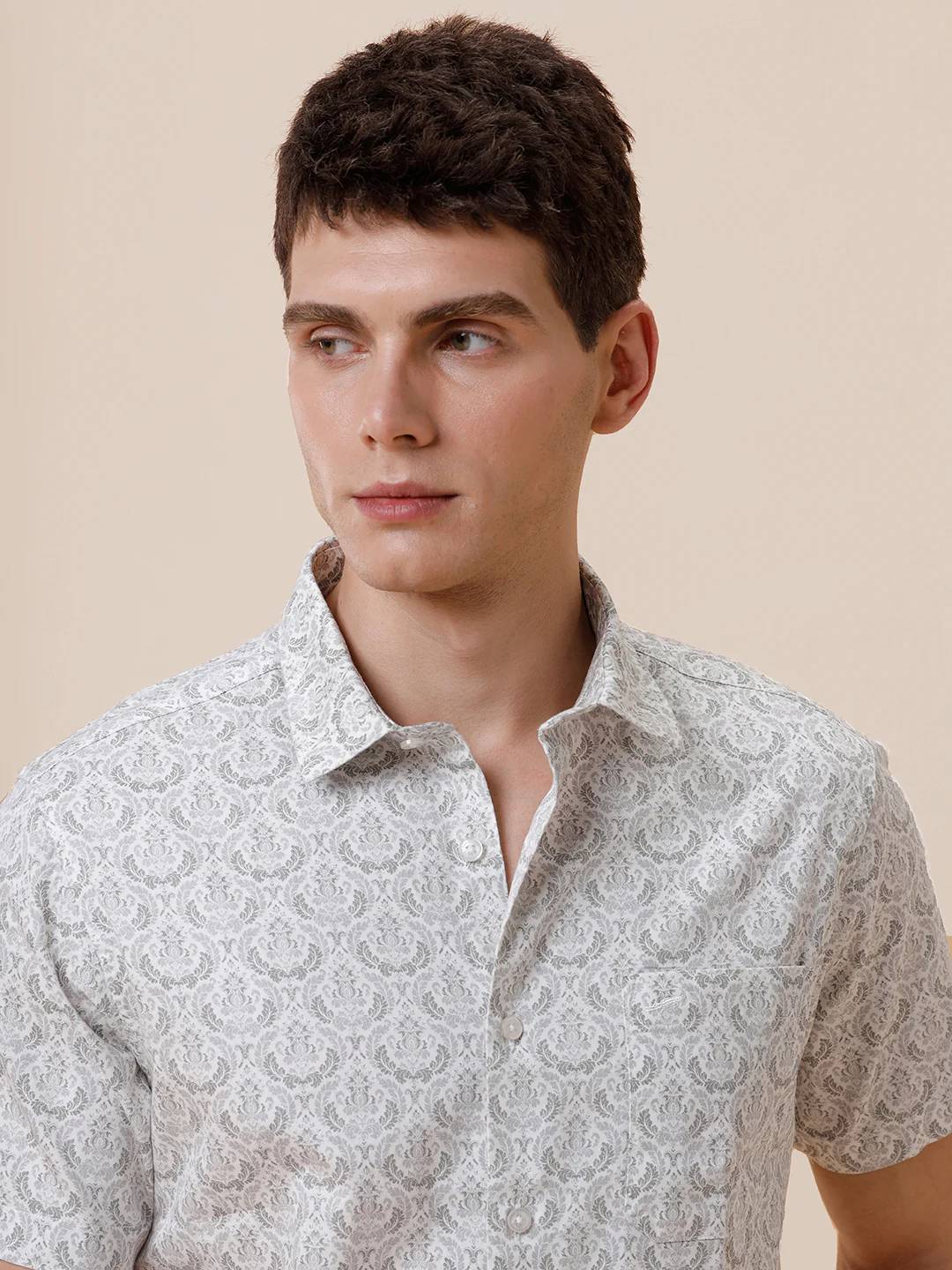 Cotton Paisley Printed Shirt