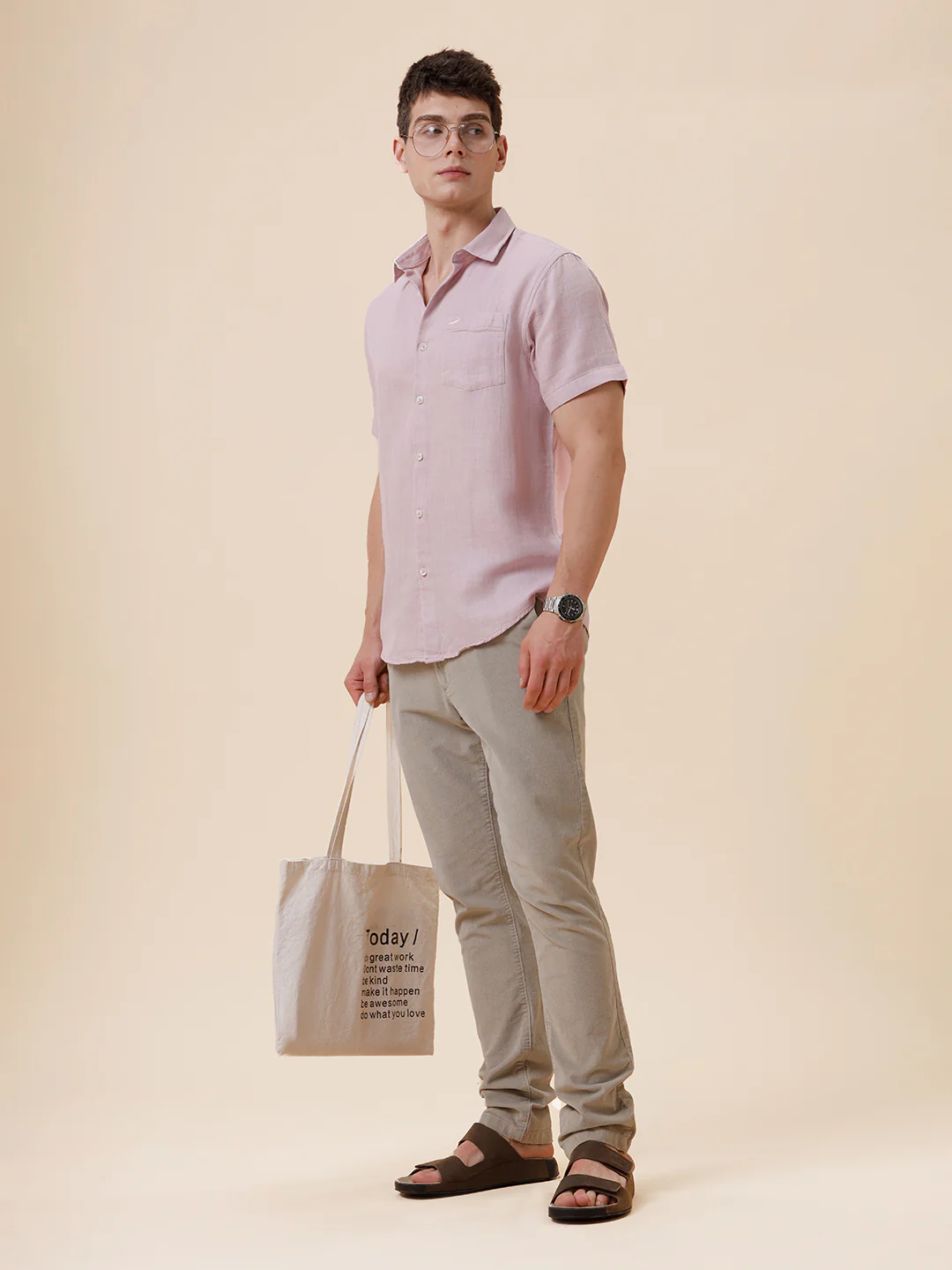 Pure Cotton Textured Shirt