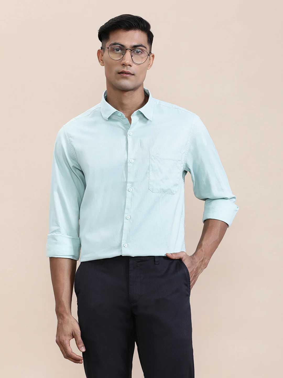 Cotton Textured Full Sleeve Shirt