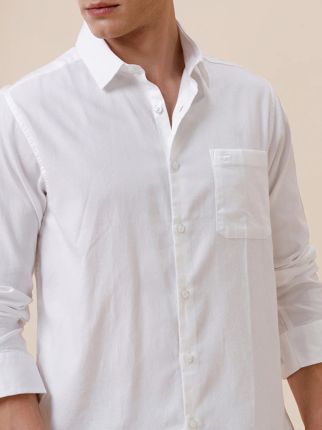 Cotton Textured Plain Shirt
