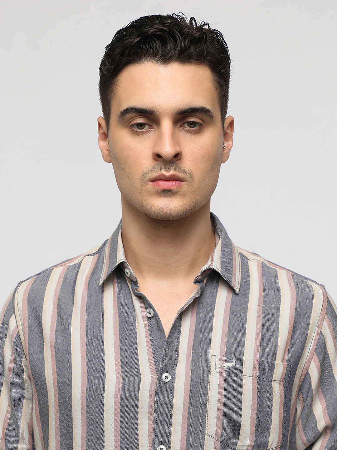 Multi Stripe Light Weight Shirt