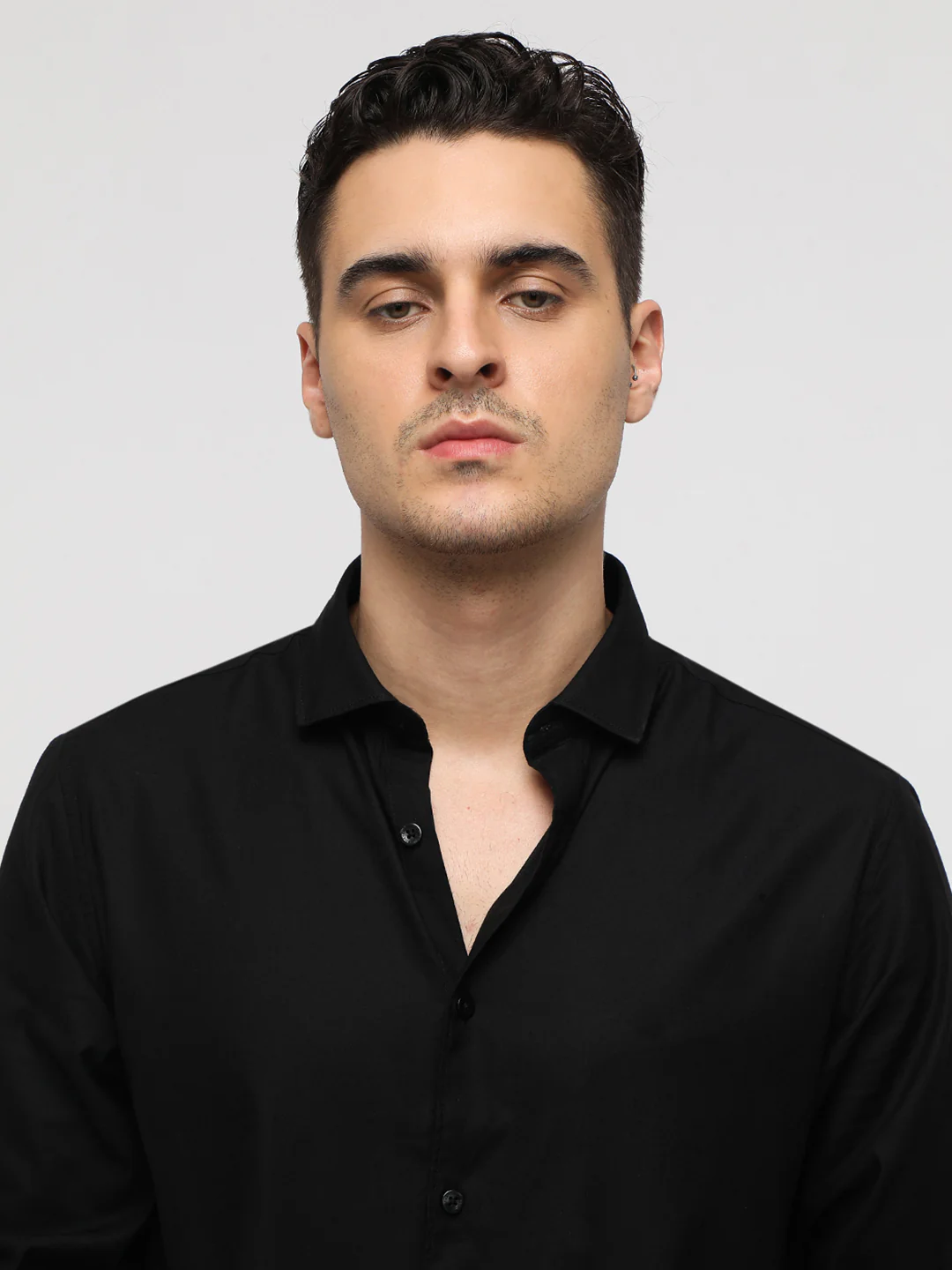 Black Bamboo Cotton Soft Premium Shirt