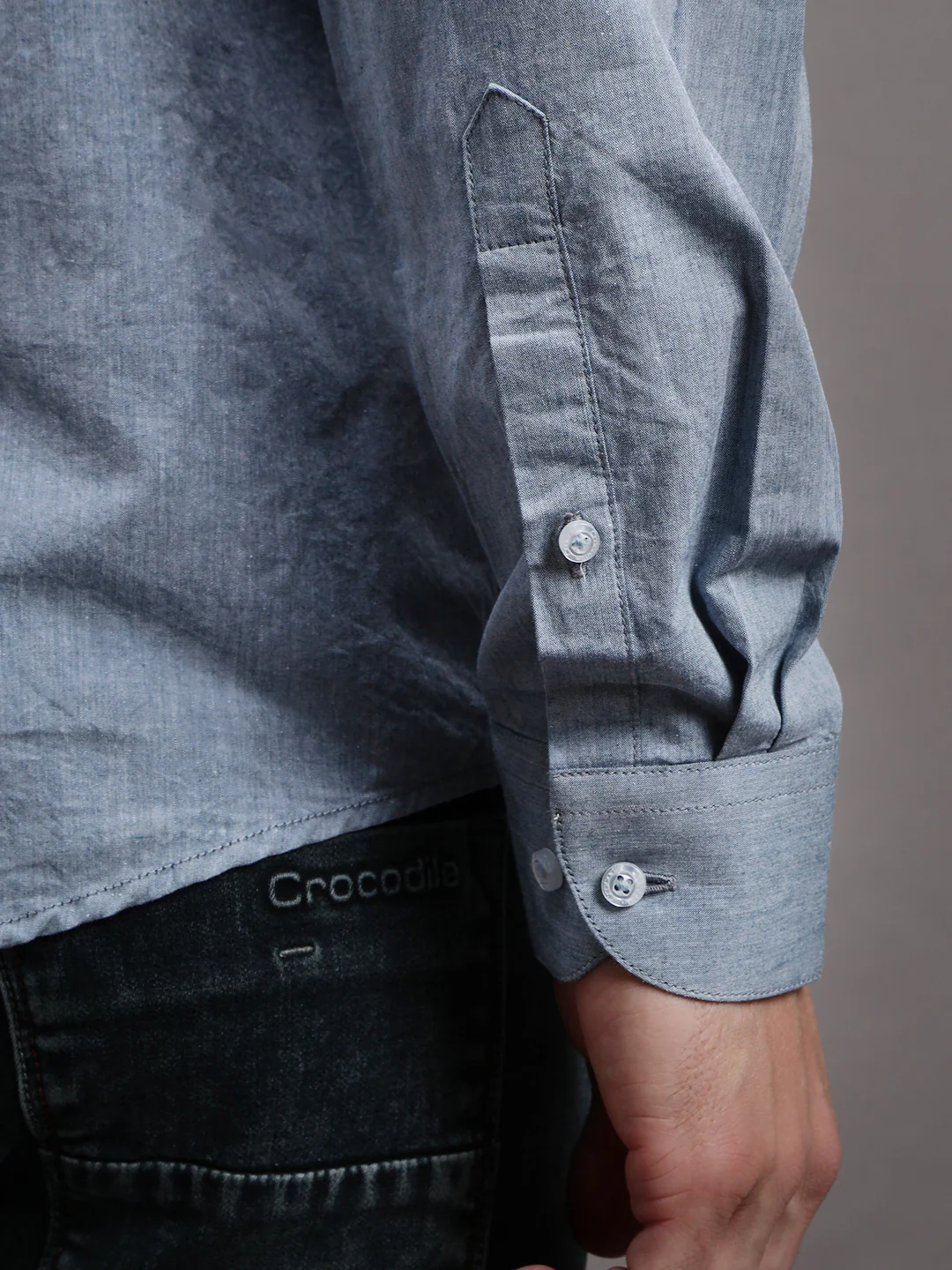 Blue Striped Casual Full Sleeve 100% Cotton Shirt