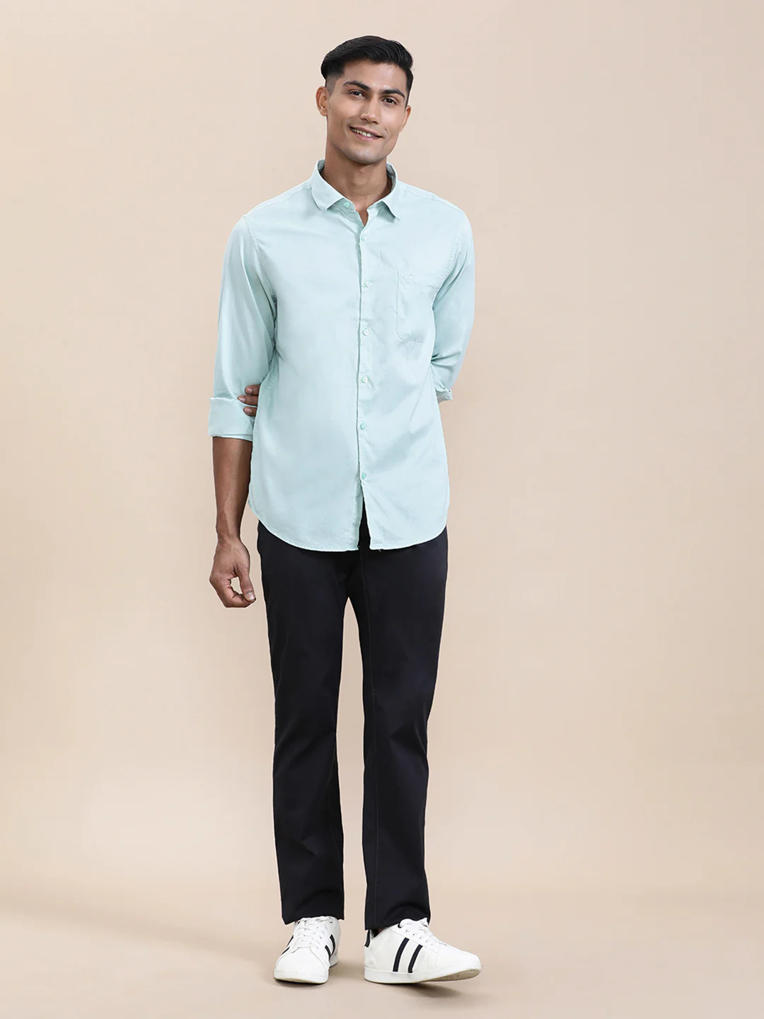 Cotton Textured Full Sleeve Shirt