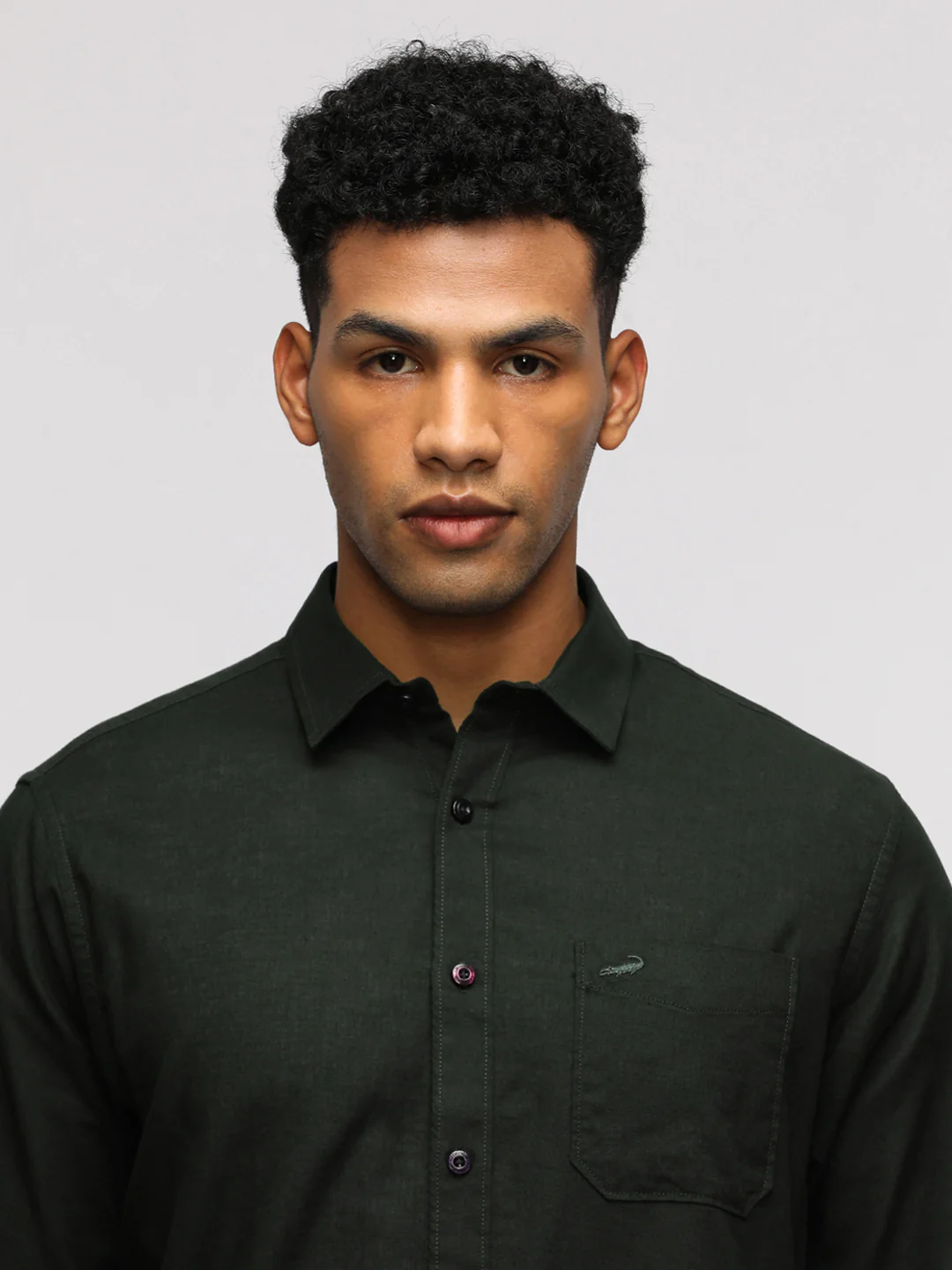 Comfort Fit Classic Olive Shirt for Stylish Comfort