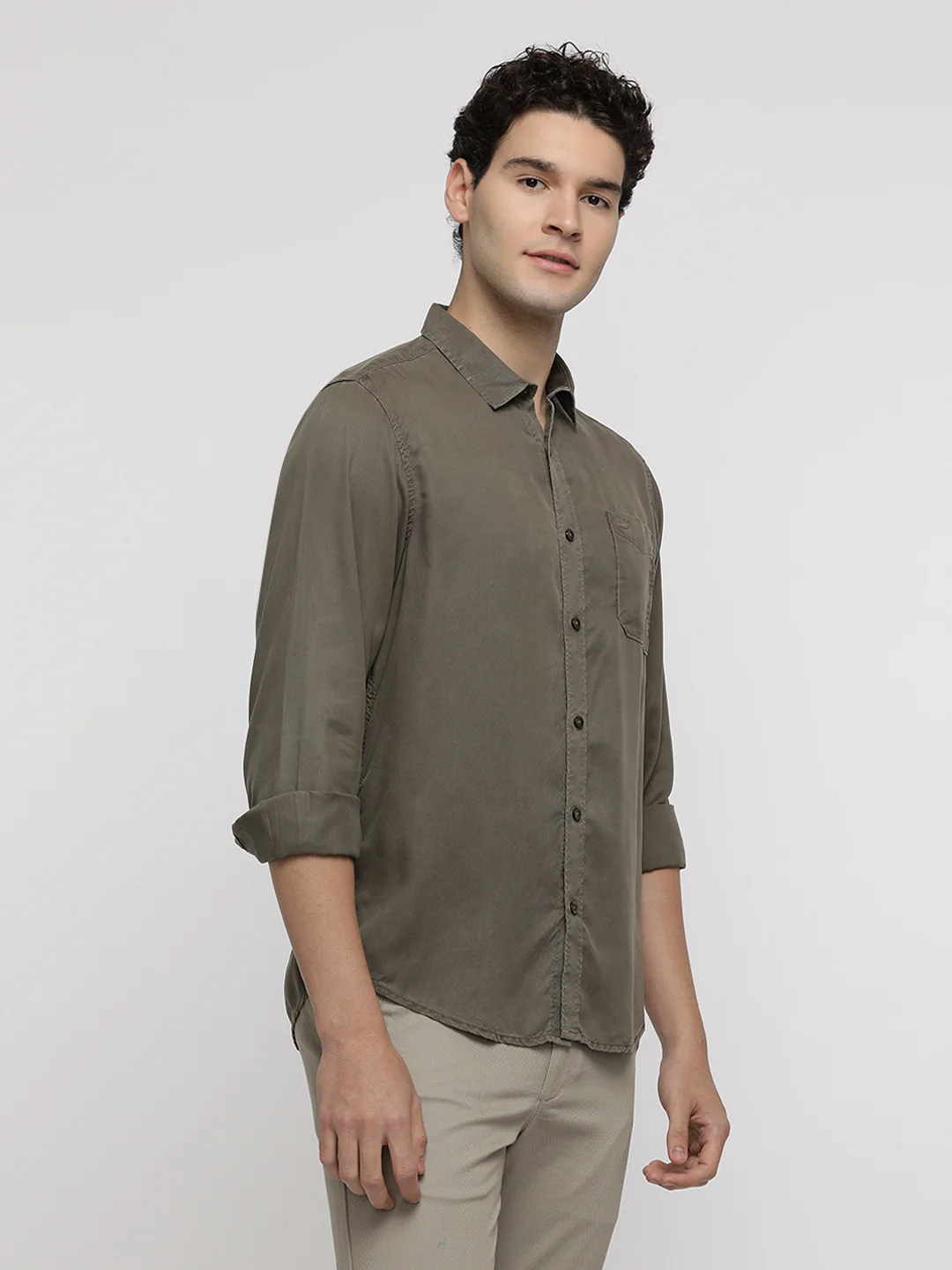 Olive Premium Washed Shirt