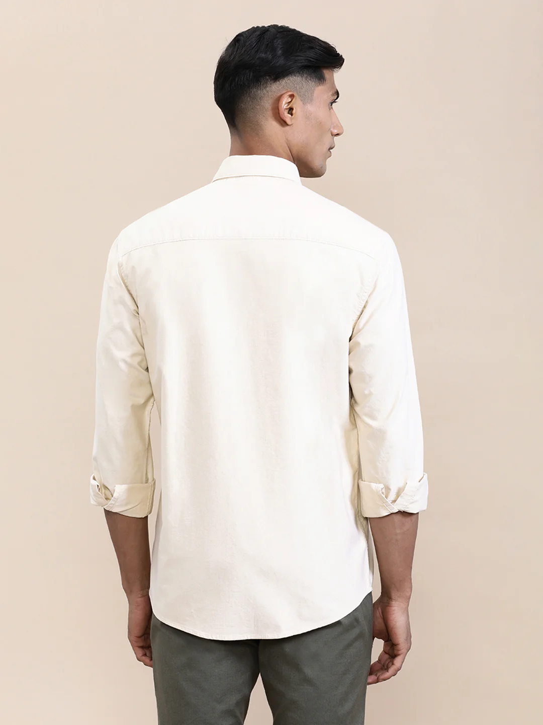 Premium Perma-Finish Oxford Full Sleeve Shirt Yellow