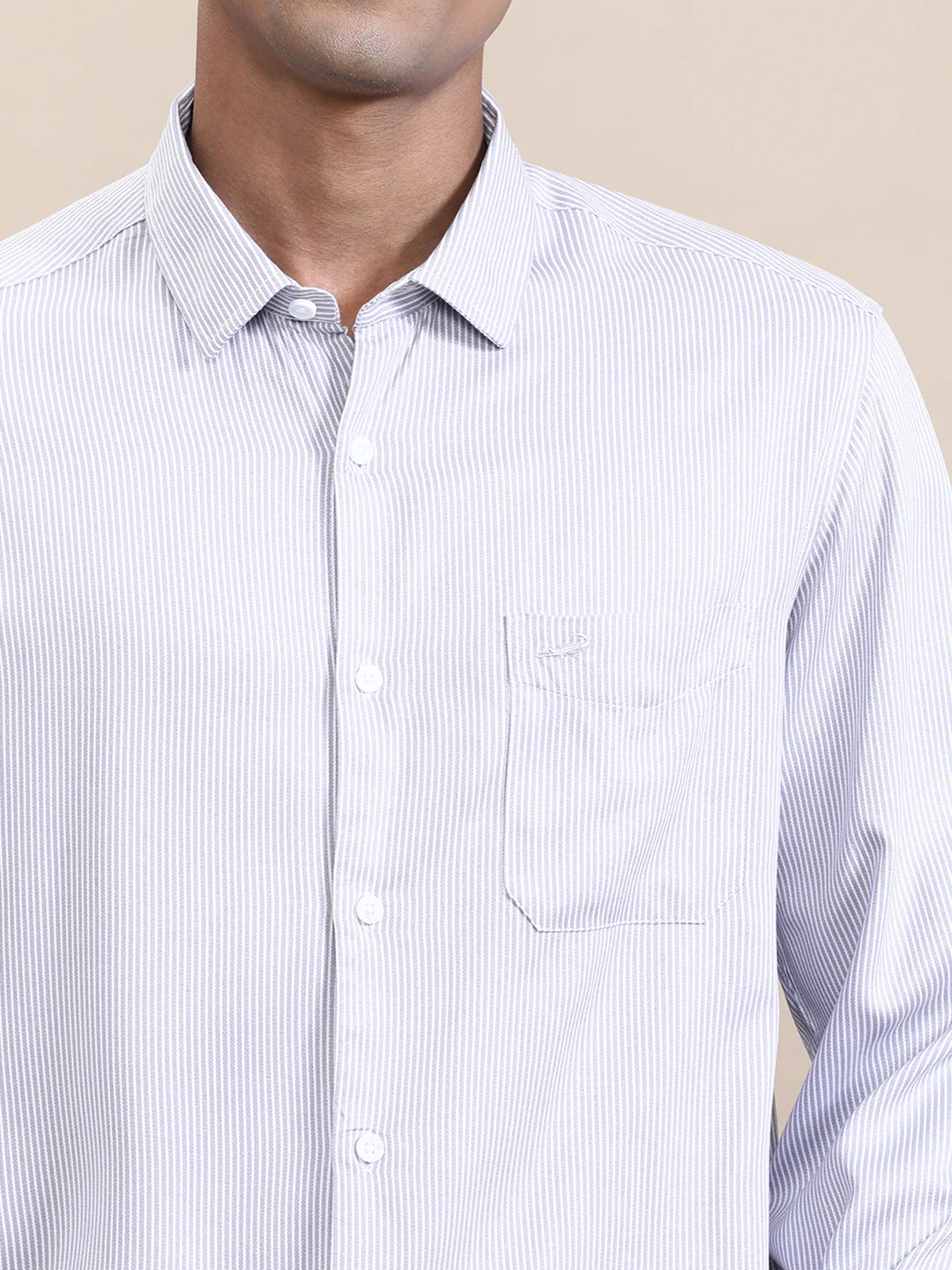 Luxury Soft Purple Stripe Fluid Shirt