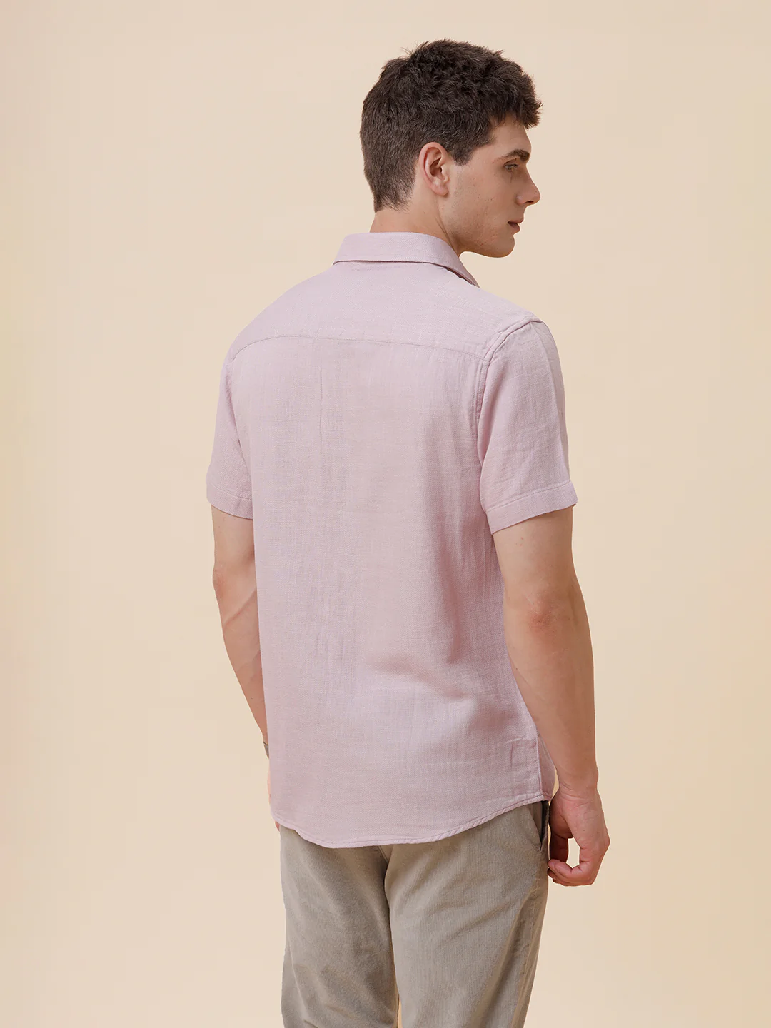 Pure Cotton Textured Shirt