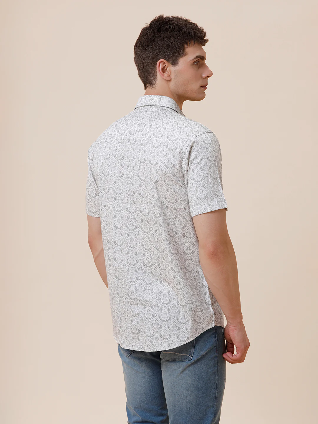 Cotton Paisley Printed Shirt