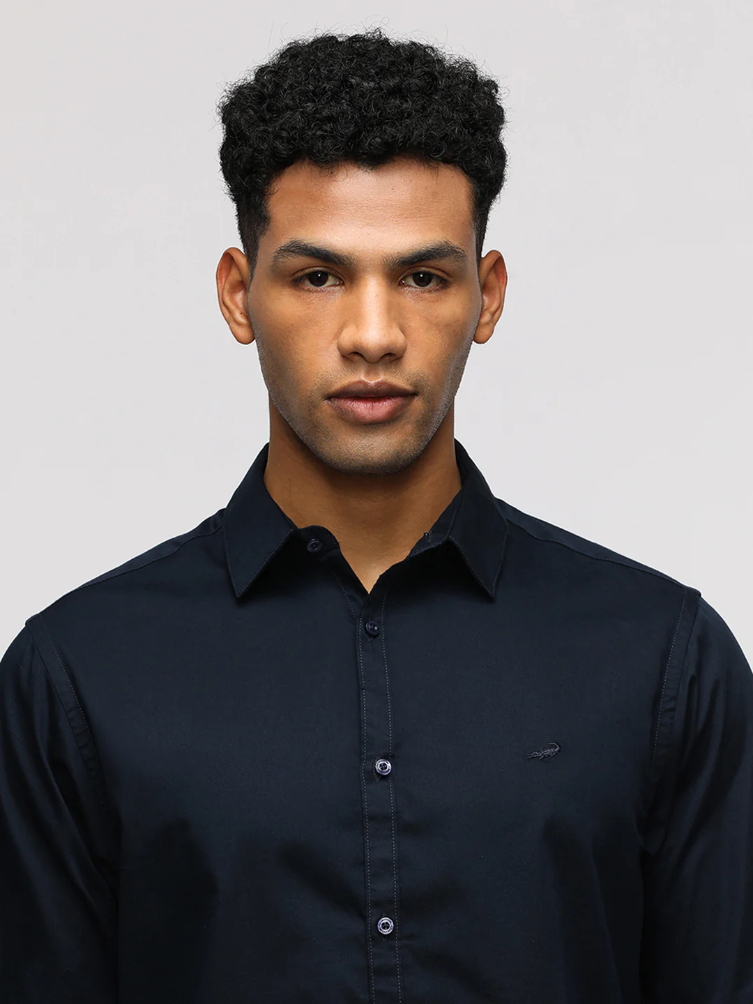 Comfort Fit Sport Navy Shirt for Casual Wear