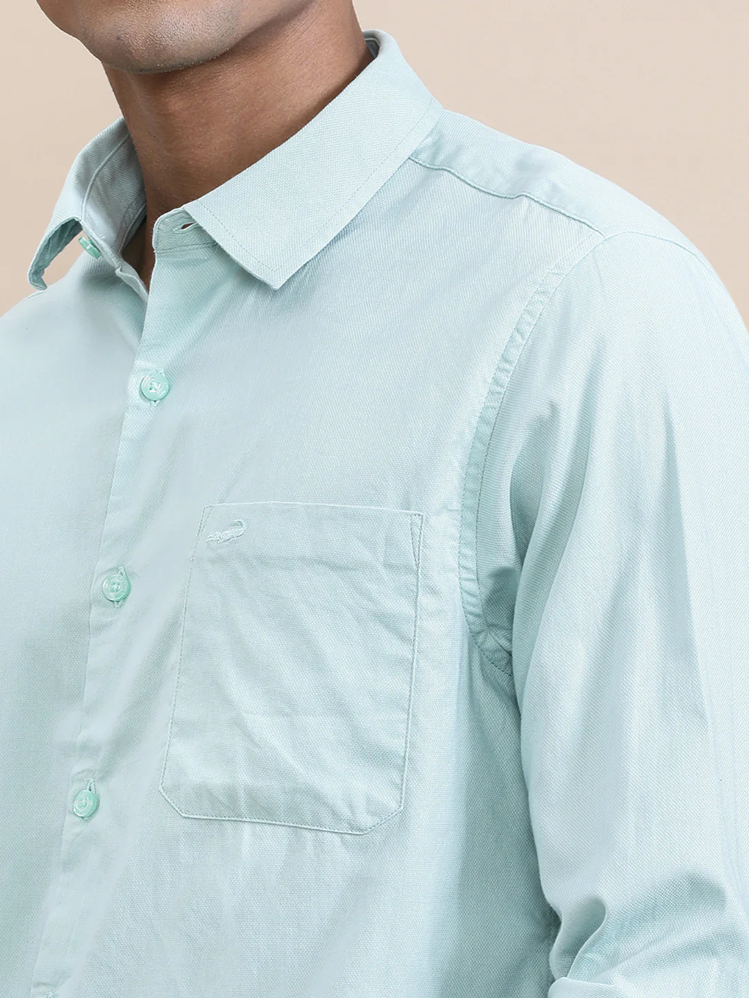 Cotton Textured Full Sleeve Shirt