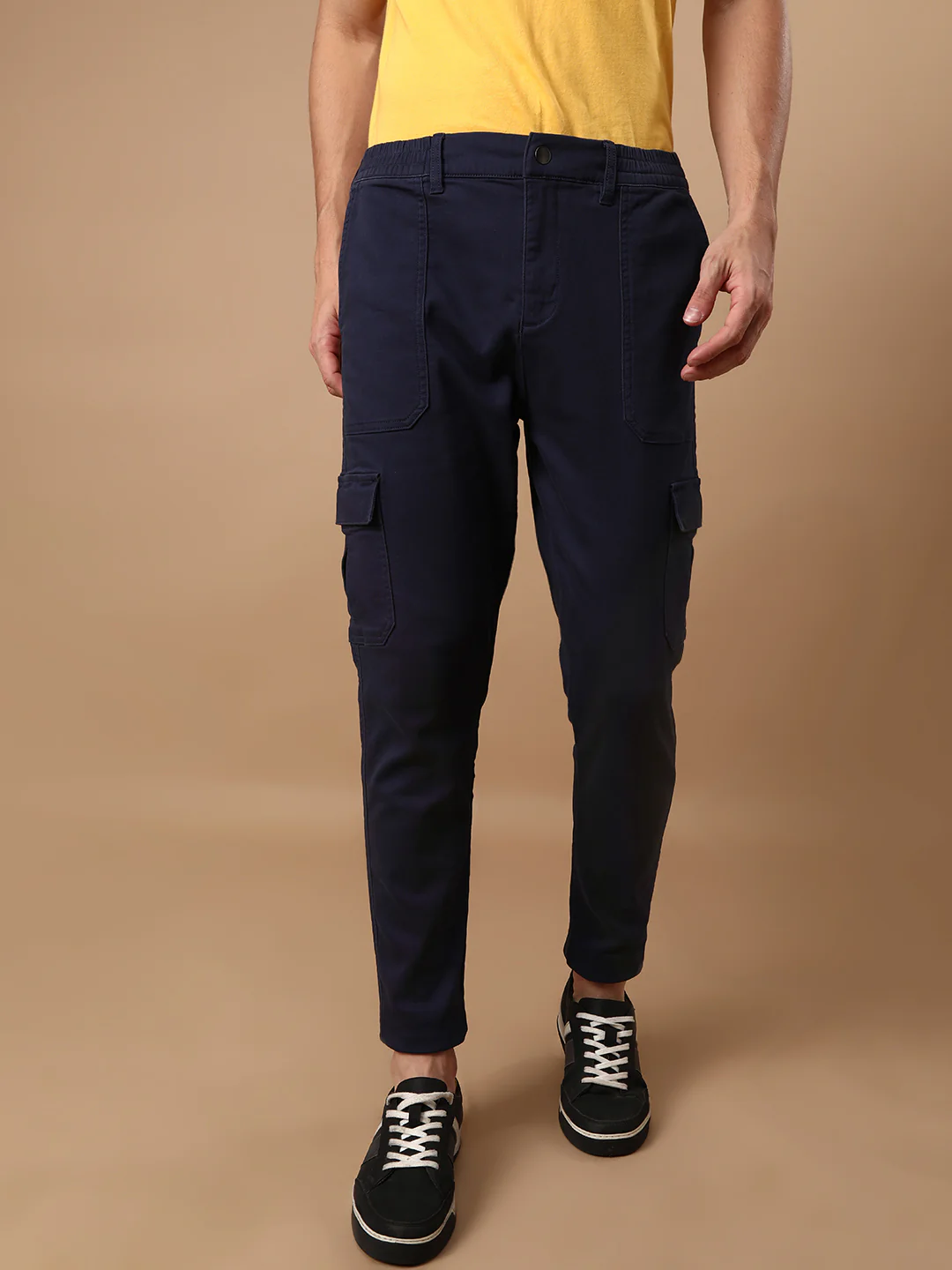 Super Soft Navy Cargo Jogger