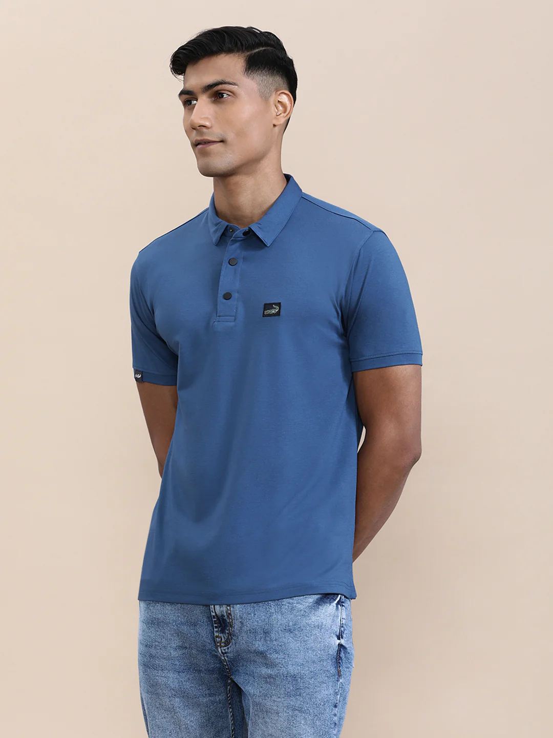 TENCEL�?Stretch Slim Fit Polo