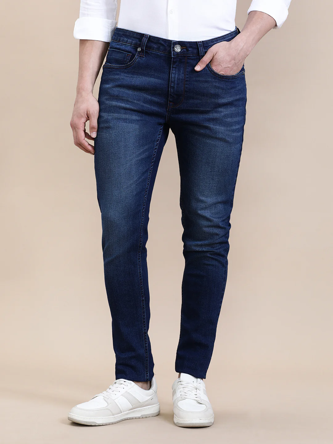Super Indigo Slim Tapered Jeans