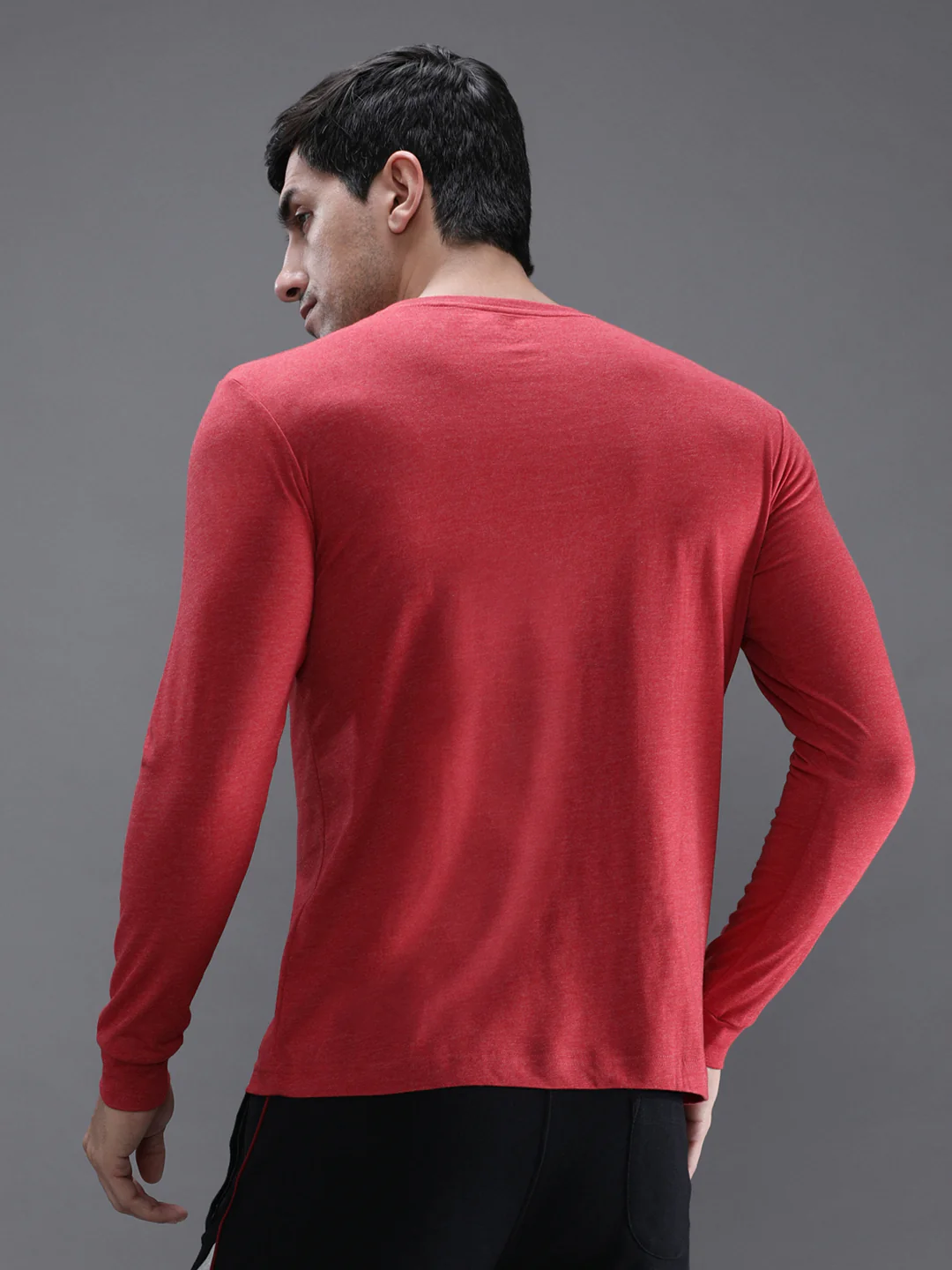 Solid Red Full Sleeve T-Shirt