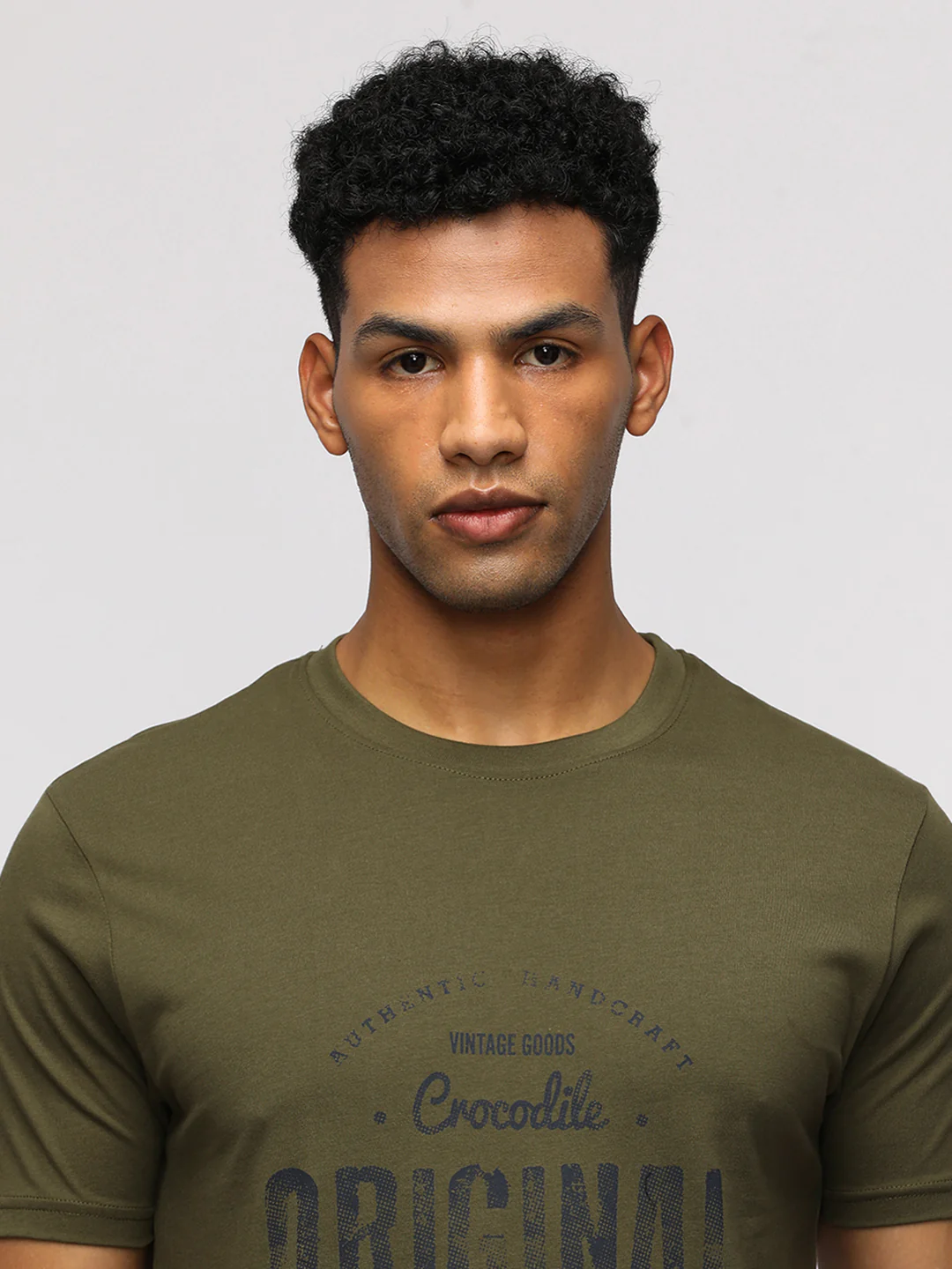 Pack Of 2 Typography Printed Round Neck Cotton Slim Fit T-shirts