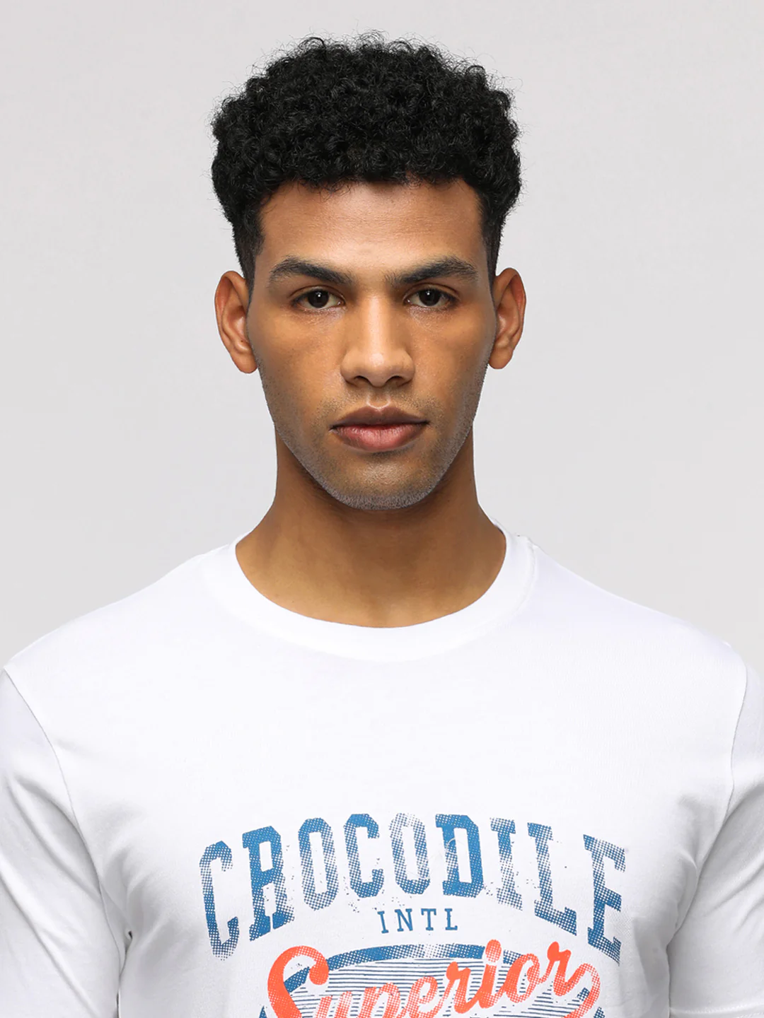 Typography Printed Pack Of 2 Round Neck Cotton Slim Fit T-shirts