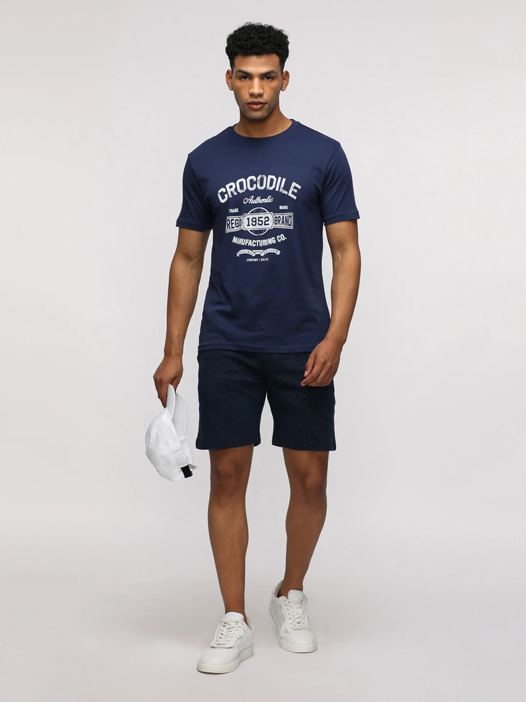 Typography Printed Pack Of 2 Round Neck Cotton Slim Fit T-shirts