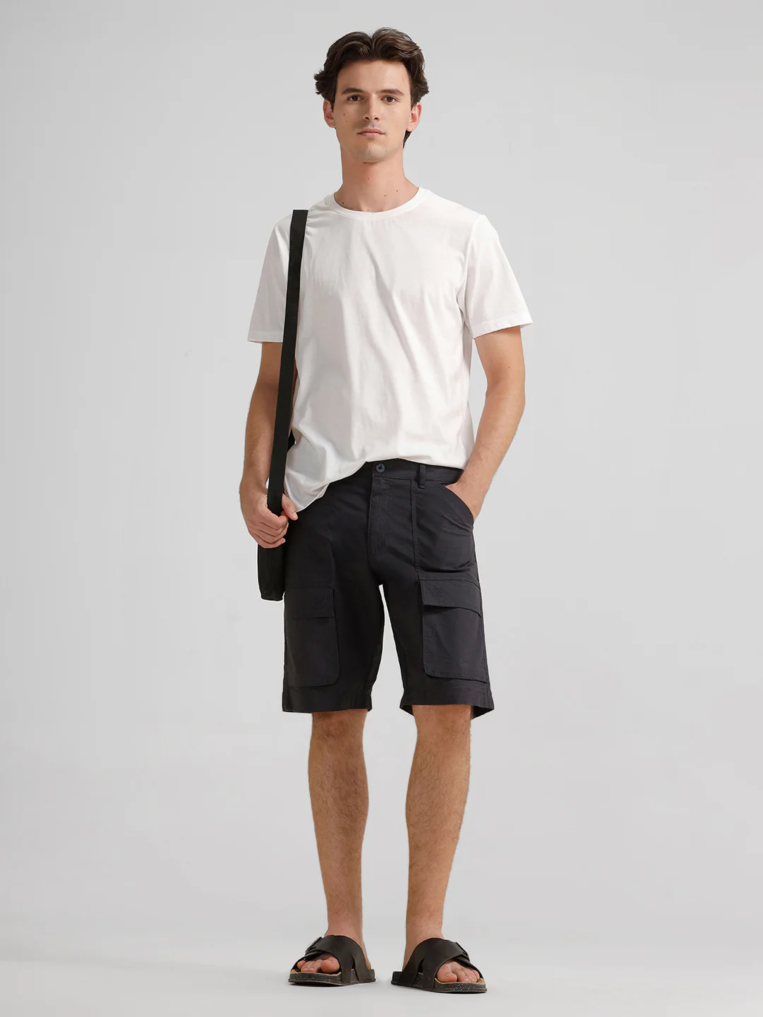 Trekflex Ripstop Utility Navy Cargo Shorts