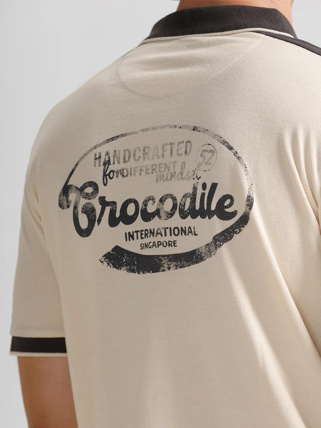 Slim Fit White Polo T-Shirt